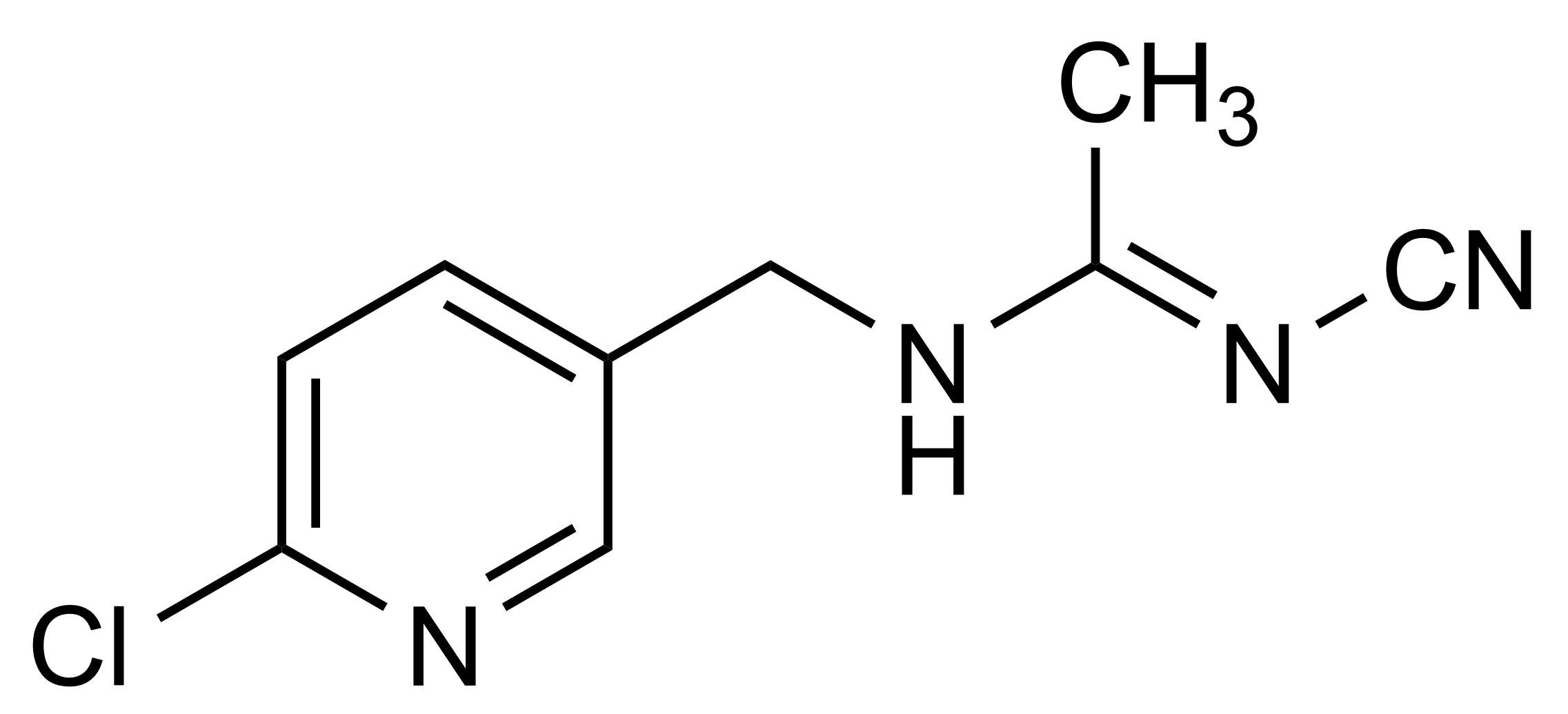 Acetamiprid N desmethyl Metabolite IM 2 1 reference standard molecular structure