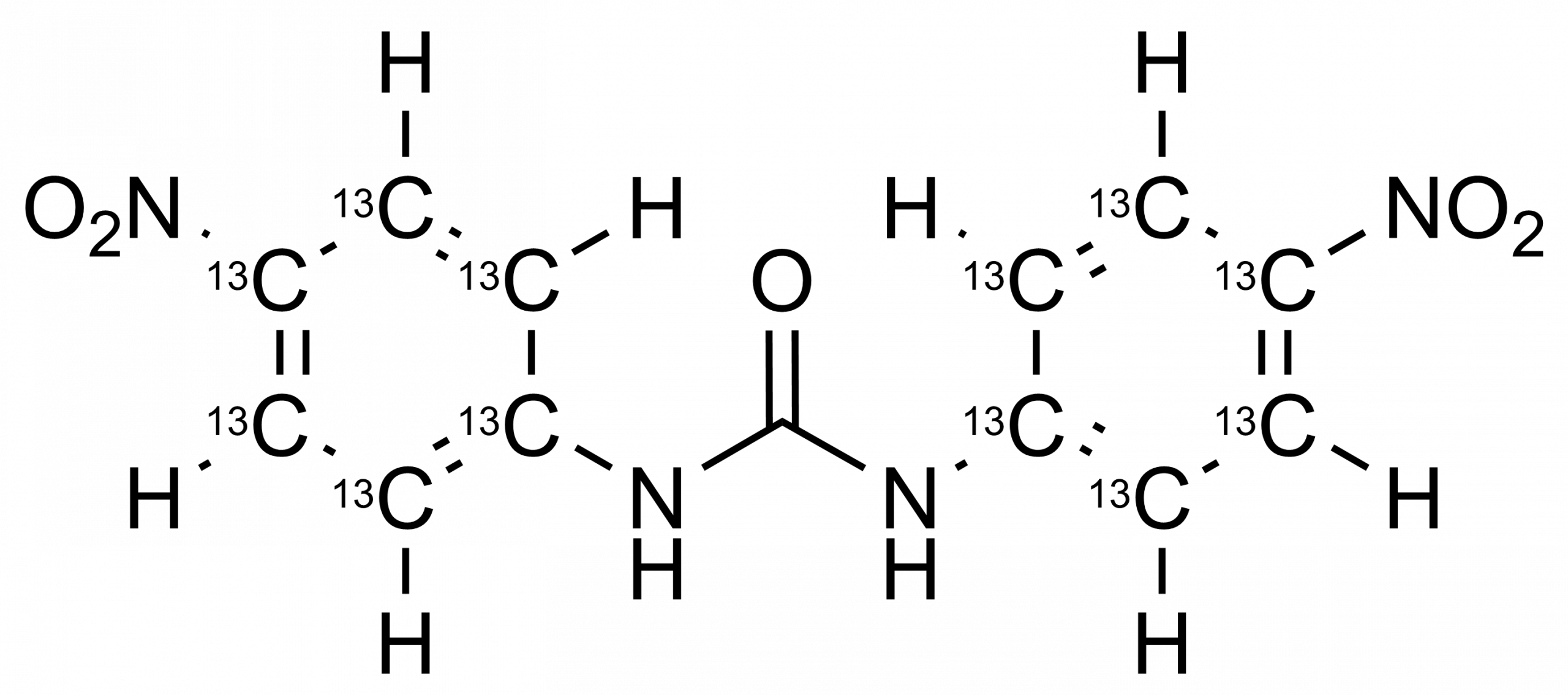 Molecular structure of BNPH 13C12 DNC 13C12 reference standard BNPH 13C12 DNC 13C12 molecular structure reference standard for LC-MS/MS and GC-MS quantification by WITEGA Laboratorien Berlin-Adlershof GmbH