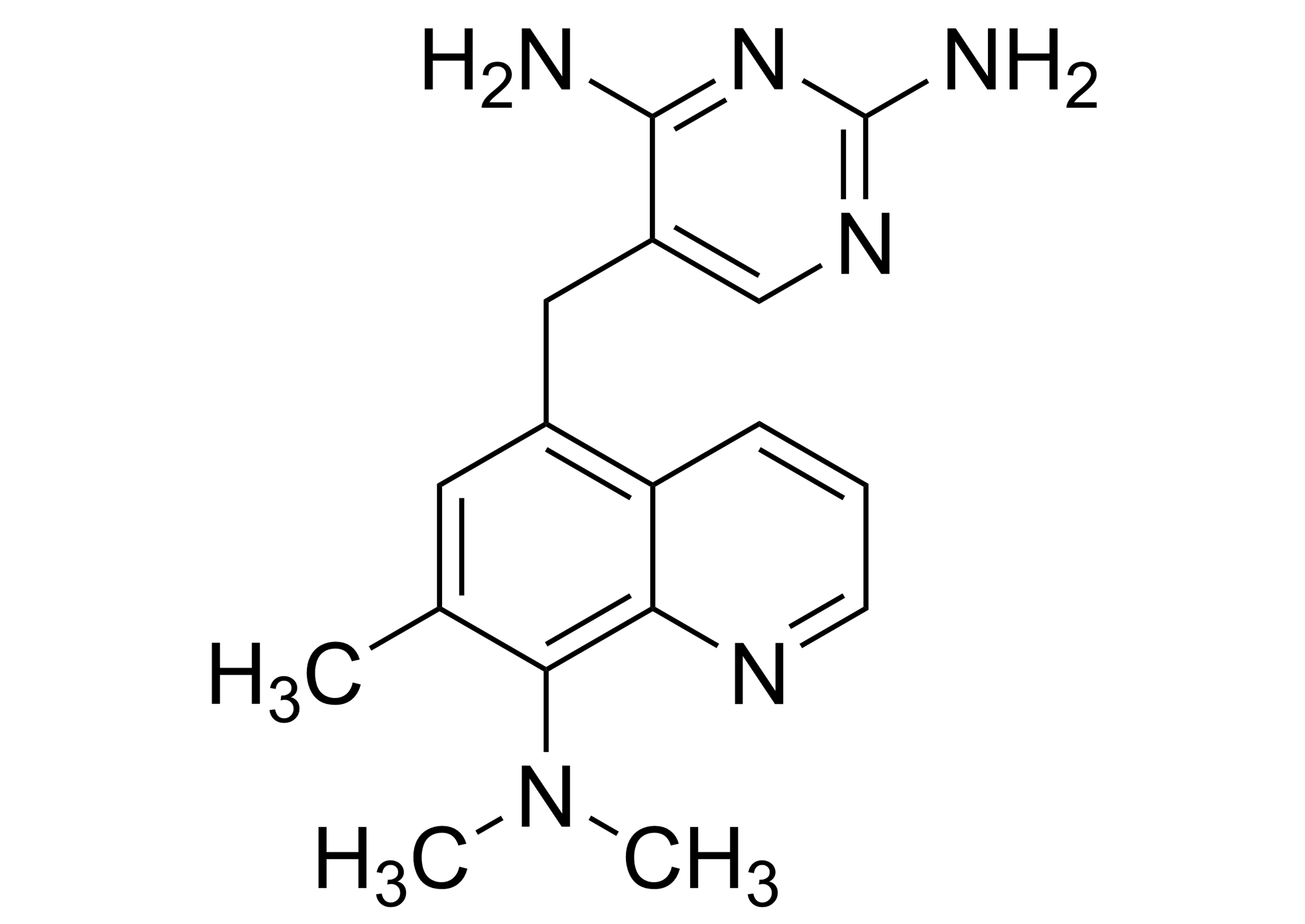 Baquiloprim reference standard molecular structure (CAS 102280-35-3) for LC-MS/MS and GC-MS calibration