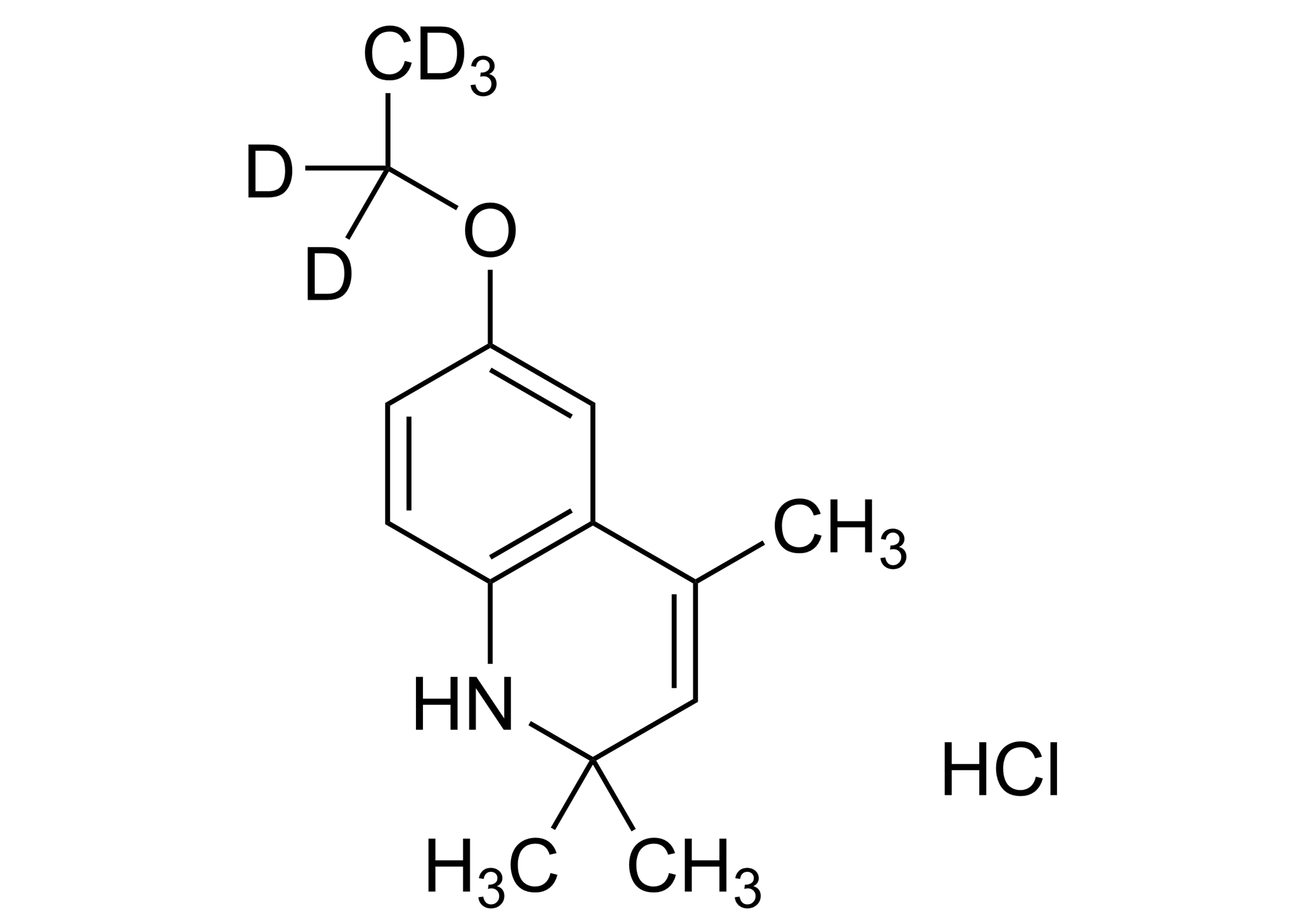 Ethoxyquin D5 HCl Reference Standard Molecular Structure Ethoxyquin D5 HCl reference standard molecular structure for LC-MS/MS and GC-MS
