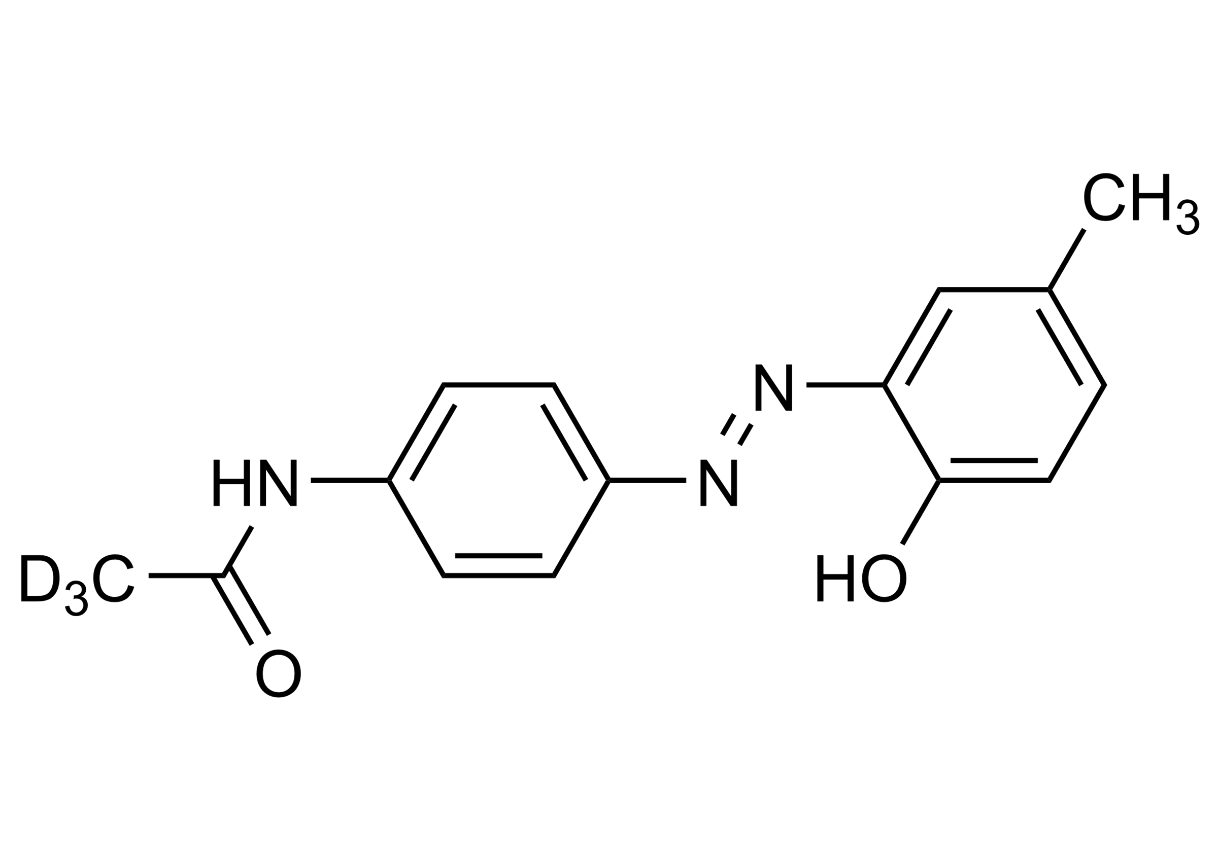 Disperse Yellow 3-D3 Reference Standard Structure Disperse Yellow 3-D3 reference standard molecular structure for LC-MS/MS and GC-MS analysis