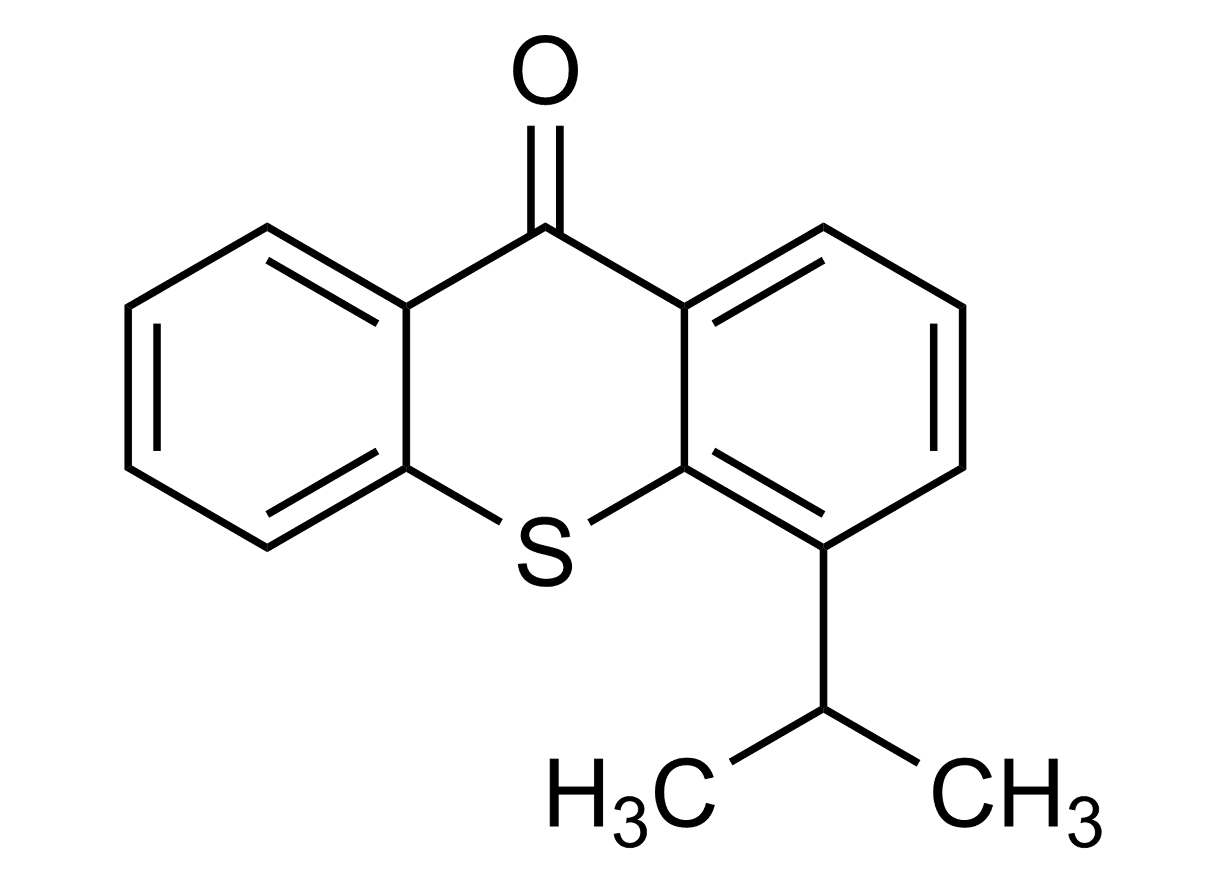 4-Isopropyl-thioxanthen-9-on reference standard molecular structure (CAS 83846-86-0)