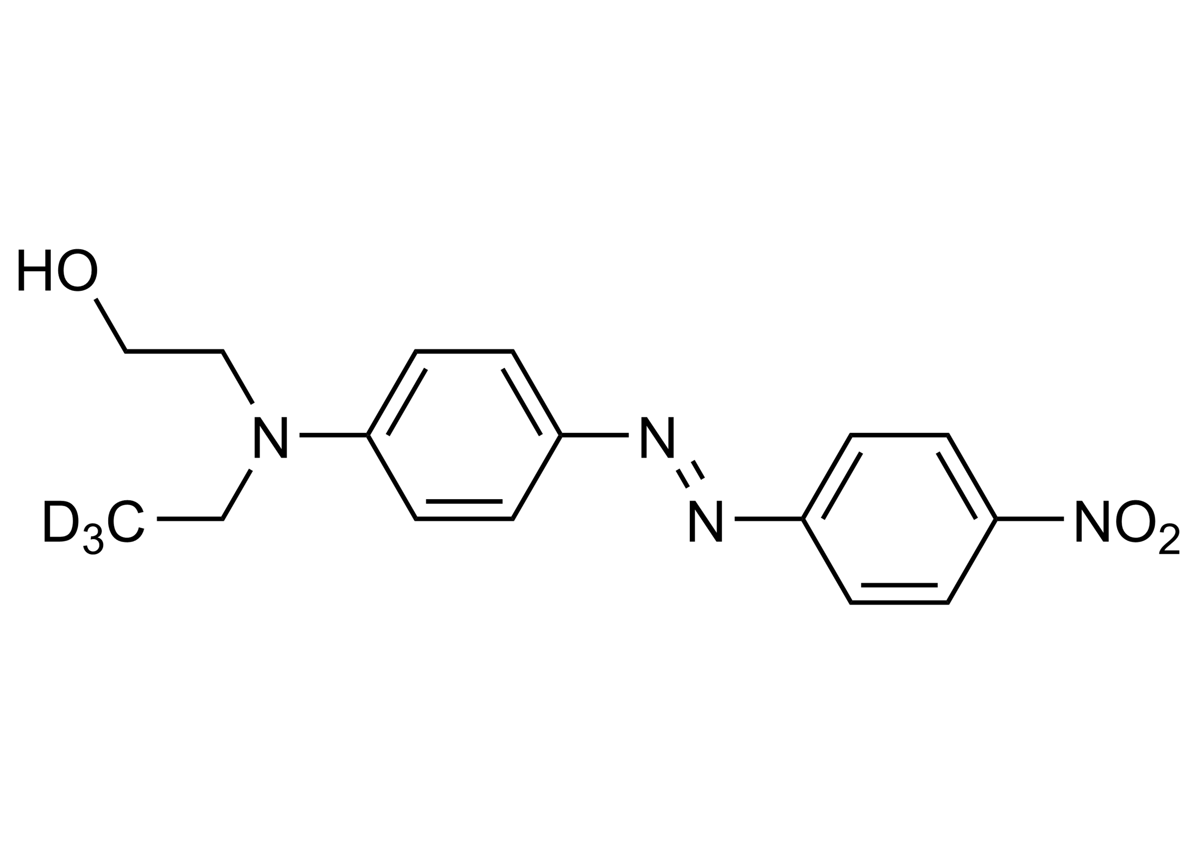 Disperse Red 1-D3 Reference Standard Structure Disperse Red 1-D3 reference standard molecular structure (CAS 947601-97-0)