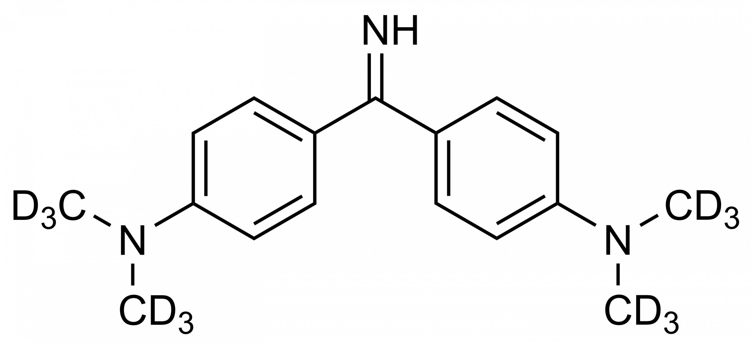Auramine D12 Reference Standard Molecular Structure Auramine D12 molecular structure reference standard (CAS 1815617-39-0) for LC-MS/MS and GC-MS