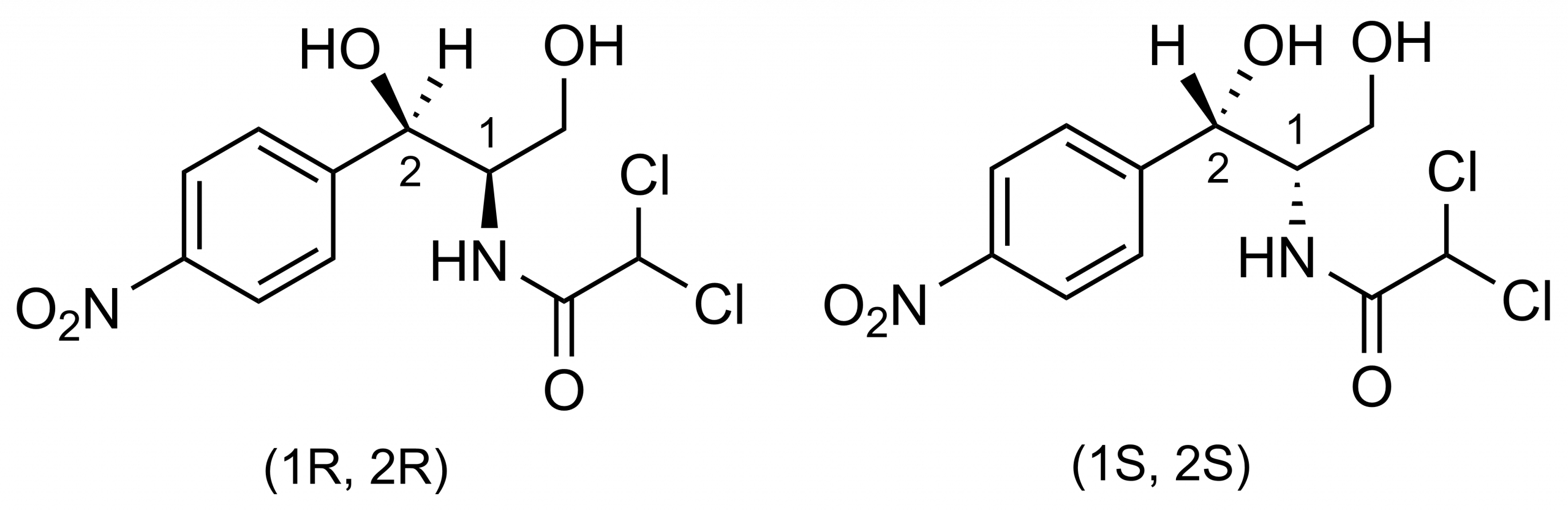 threo-Chloramphenicol Reference Standard Structure - CAS 56-75-7 threo-Chloramphenicol reference standard molecular structure (CAS 56-75-7)
