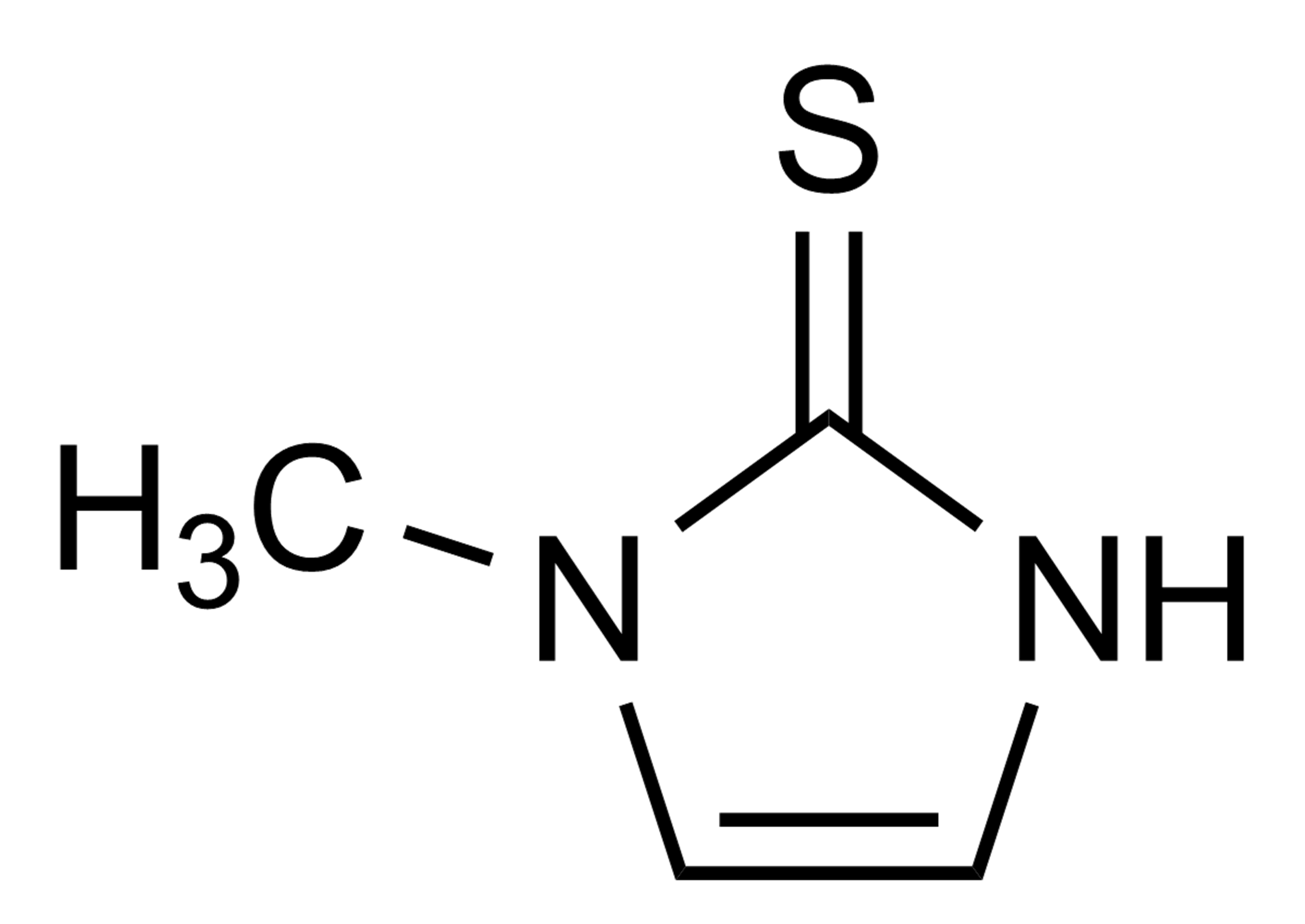 Methimazole reference standard molecular structure CAS 60-56-0