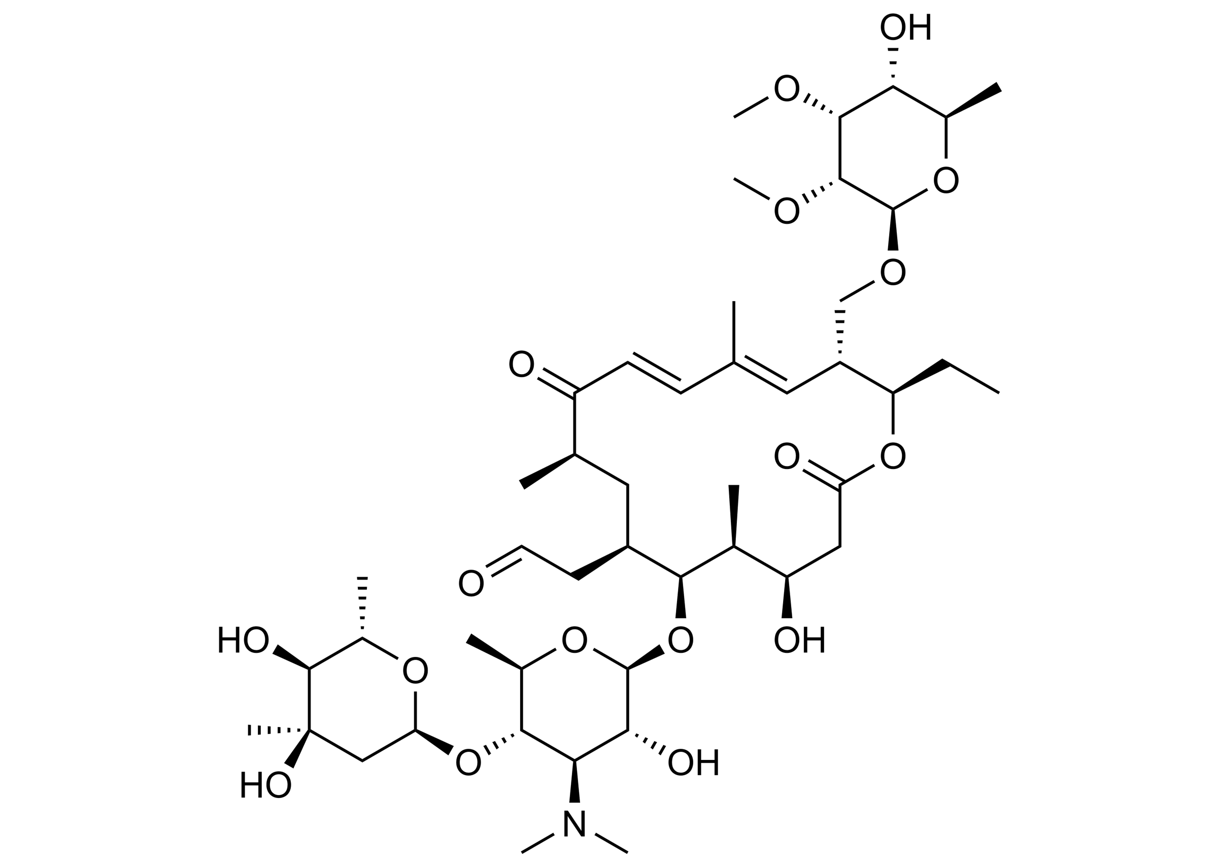 Tylosin A Reference Standard Molecular Structure Tylosin A reference standard molecular structure for LC-MS/MS and GC-MS analysis