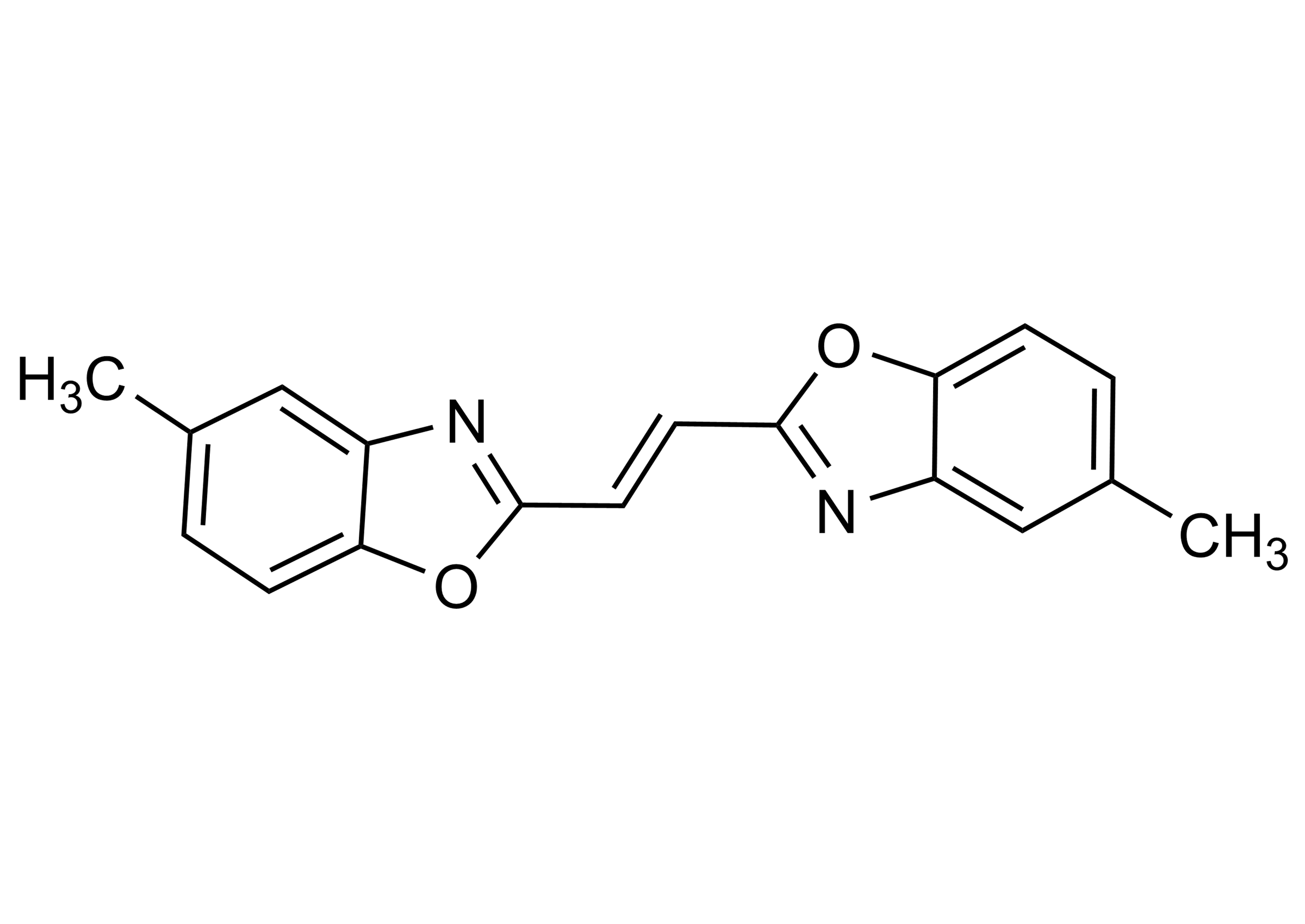 Fluorescent brightener 135 Reference Standard Structure Fluorescent brightener 135 reference standard molecular structure (CAS 1041-00-5)
