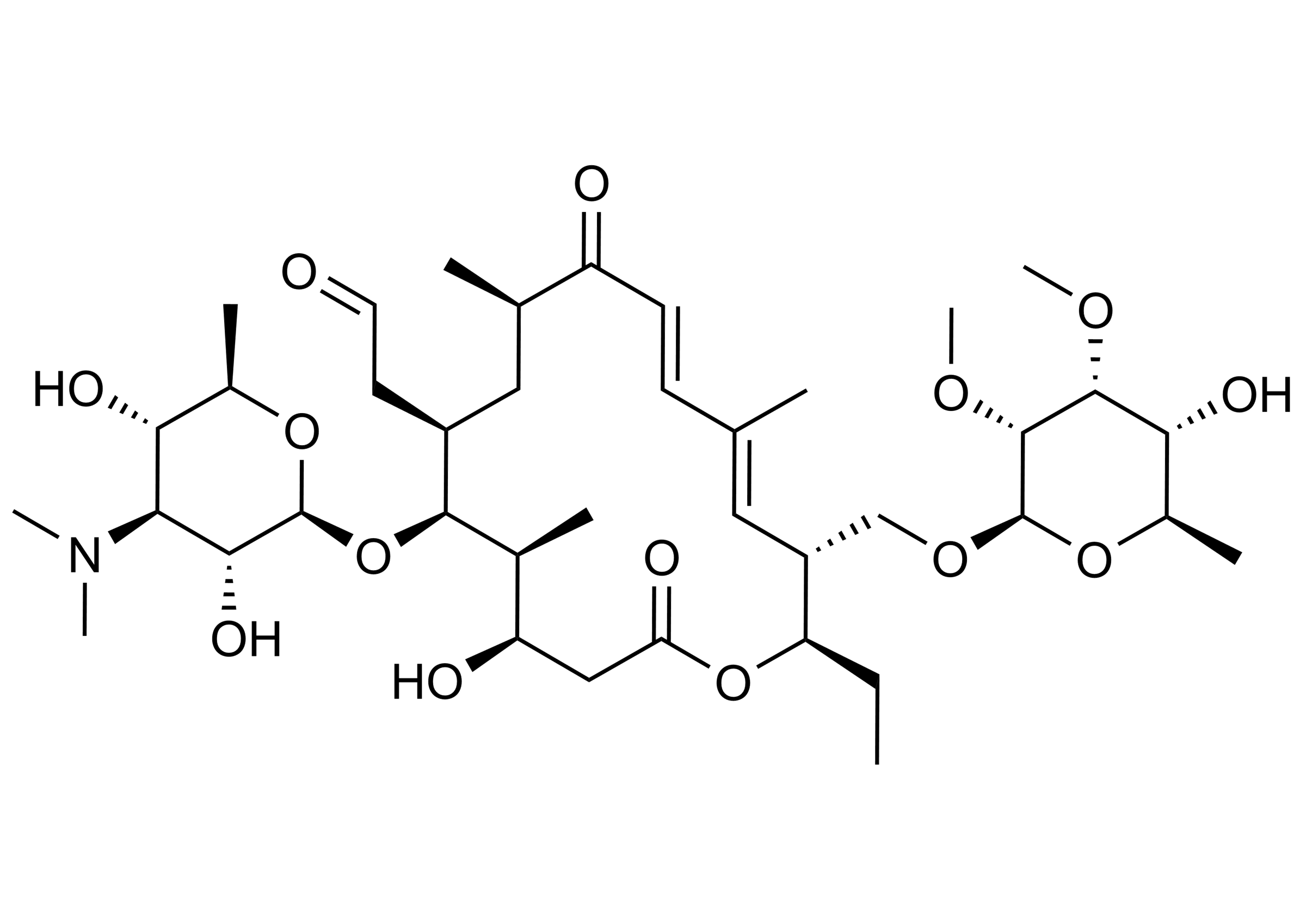 Tylosin B Reference Standard Structure Image Tylosin B reference standard molecular structure for LC-MS/MS and GC-MS analysis