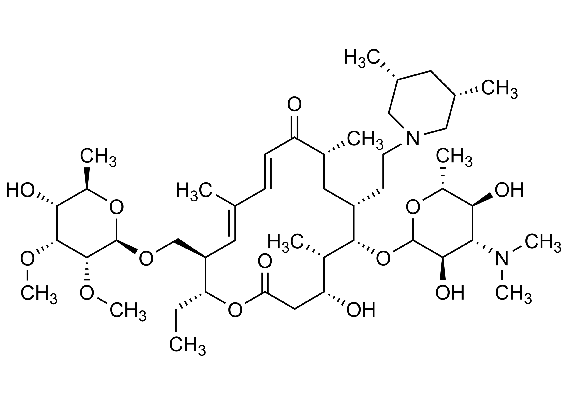 Tilmicosin Reference Standard Molecular Structure Image Molecular structure of Tilmicosin reference standard for LC-MS/MS and GC-MS analysis