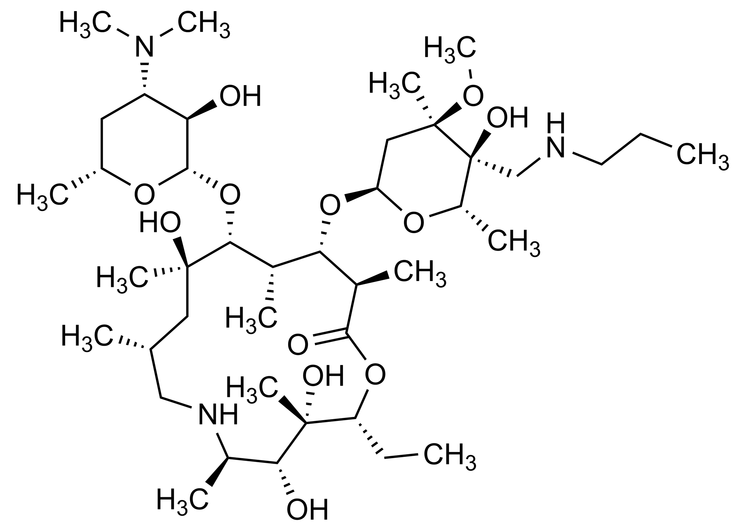 Tulathromycin A Reference Standard Structure Tulathromycin A reference standard molecular structure (CAS 217500-96-4) for LC-MS/MS and GC-MS calibration