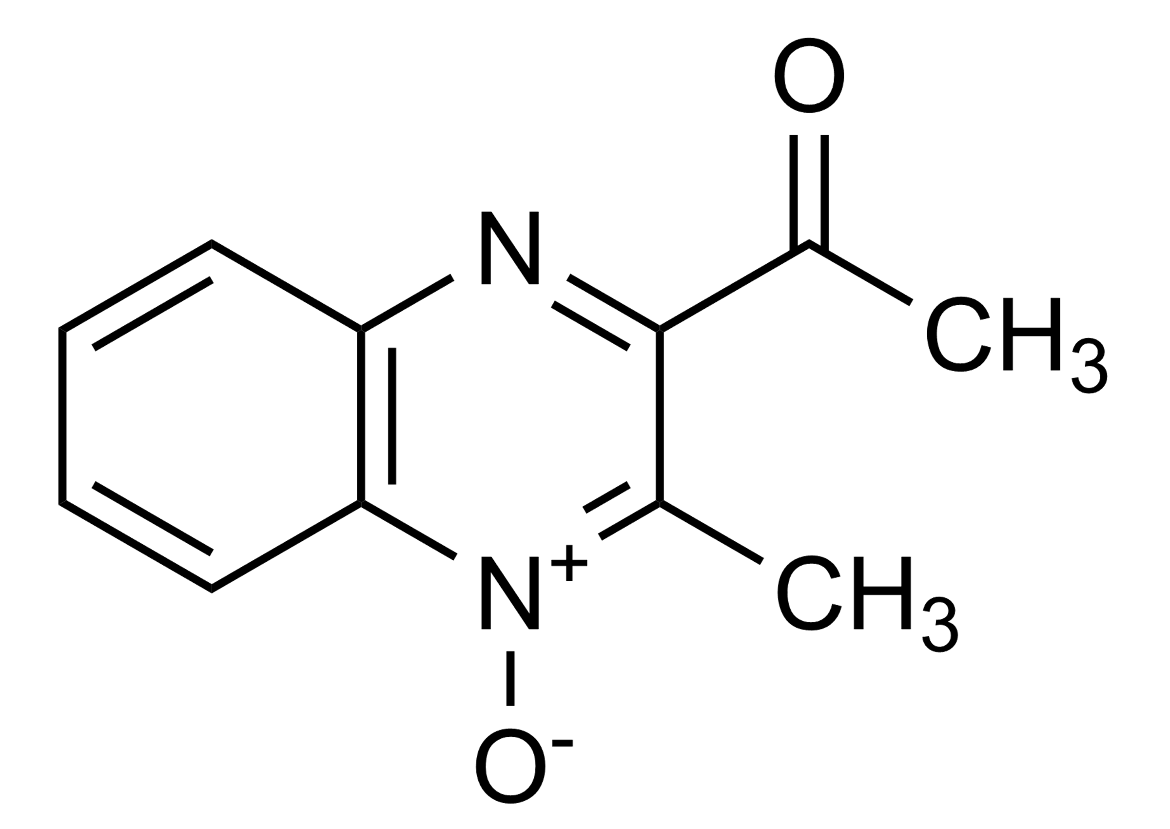 1-Desoxymequindox reference standard molecular structure (CAS 61522-56-3)