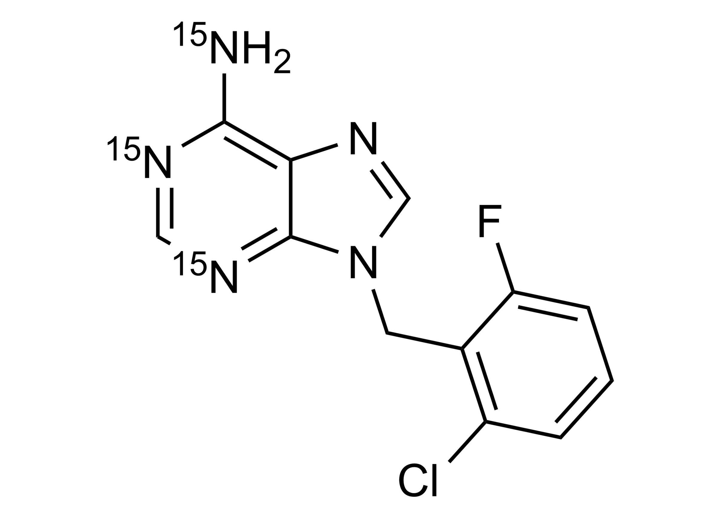 Arprinocid 15N3 reference standard molecular structure for LC-MS/MS and GC-MS analysis