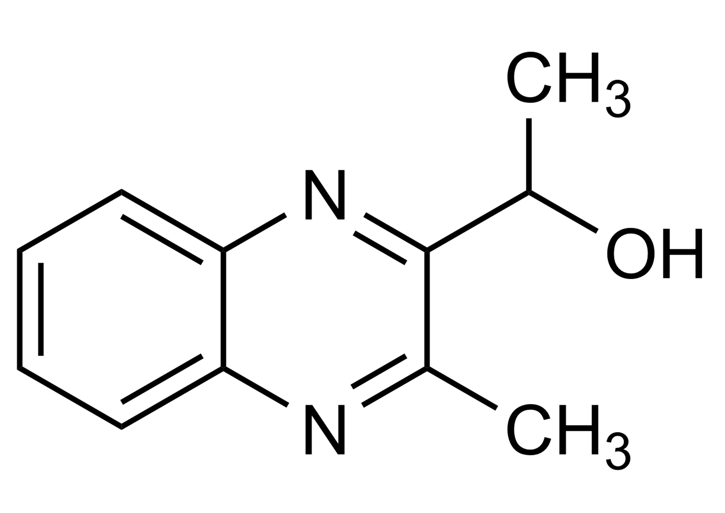 Molecular structure of 2-isoethanol-1,4-bisdesoxy-mequindox reference standard for LC-MS/MS and GC-MS analysis