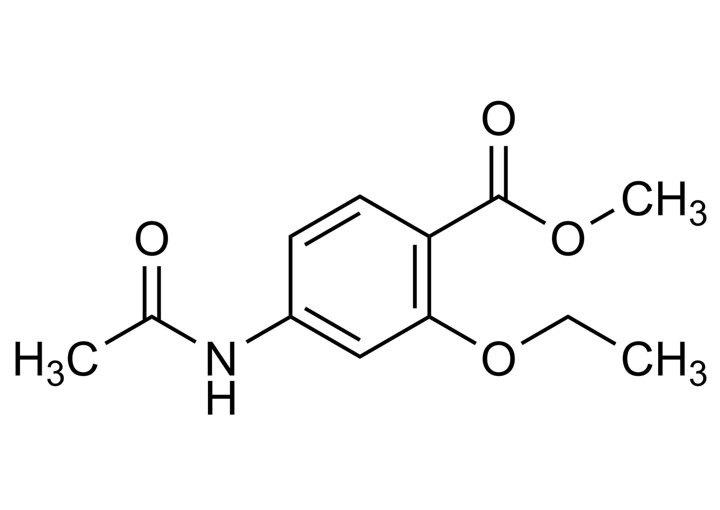 Ethopabate Reference Standard Structure CAS 59-06-3 Ethopabate reference standard molecular structure CAS 59-06-3