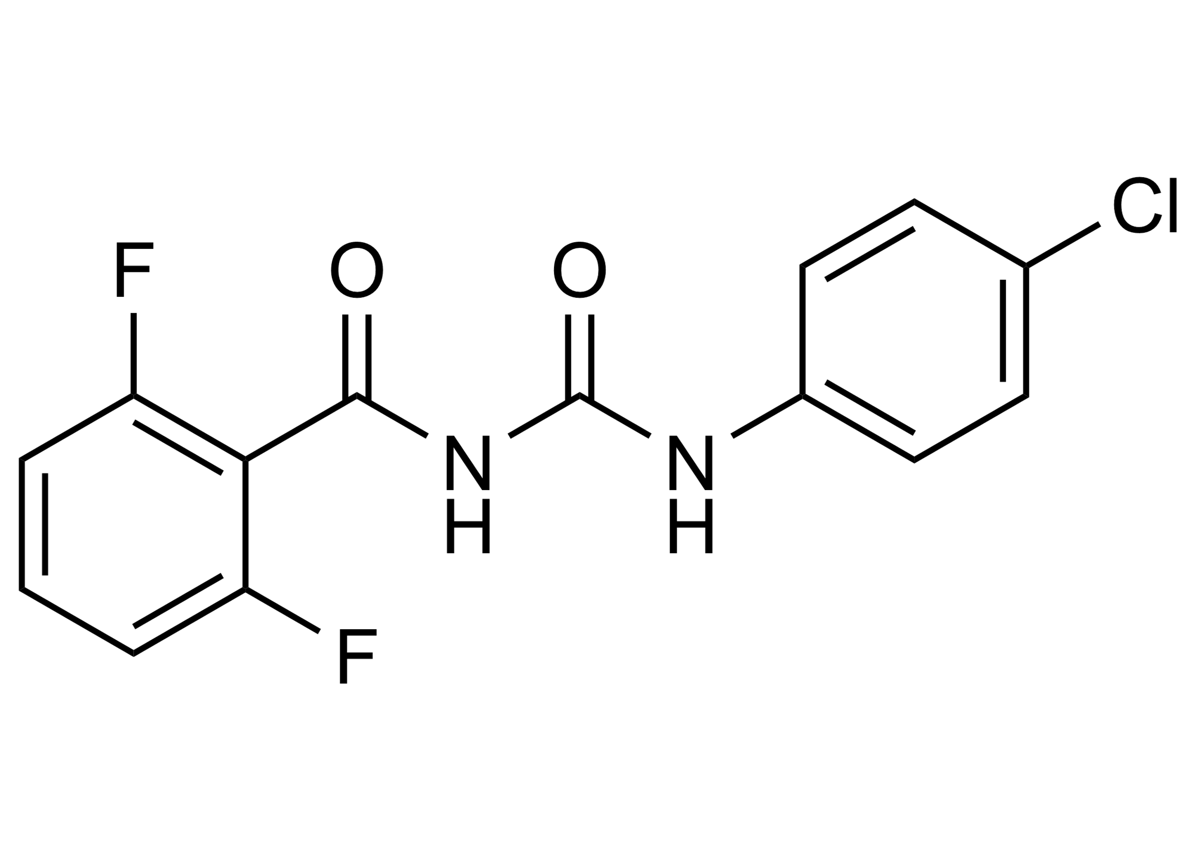 Diflubenzuron Reference Standard Molecular Structure Diflubenzuron reference standard molecular structure for LC-MS/MS and GC-MS analysis