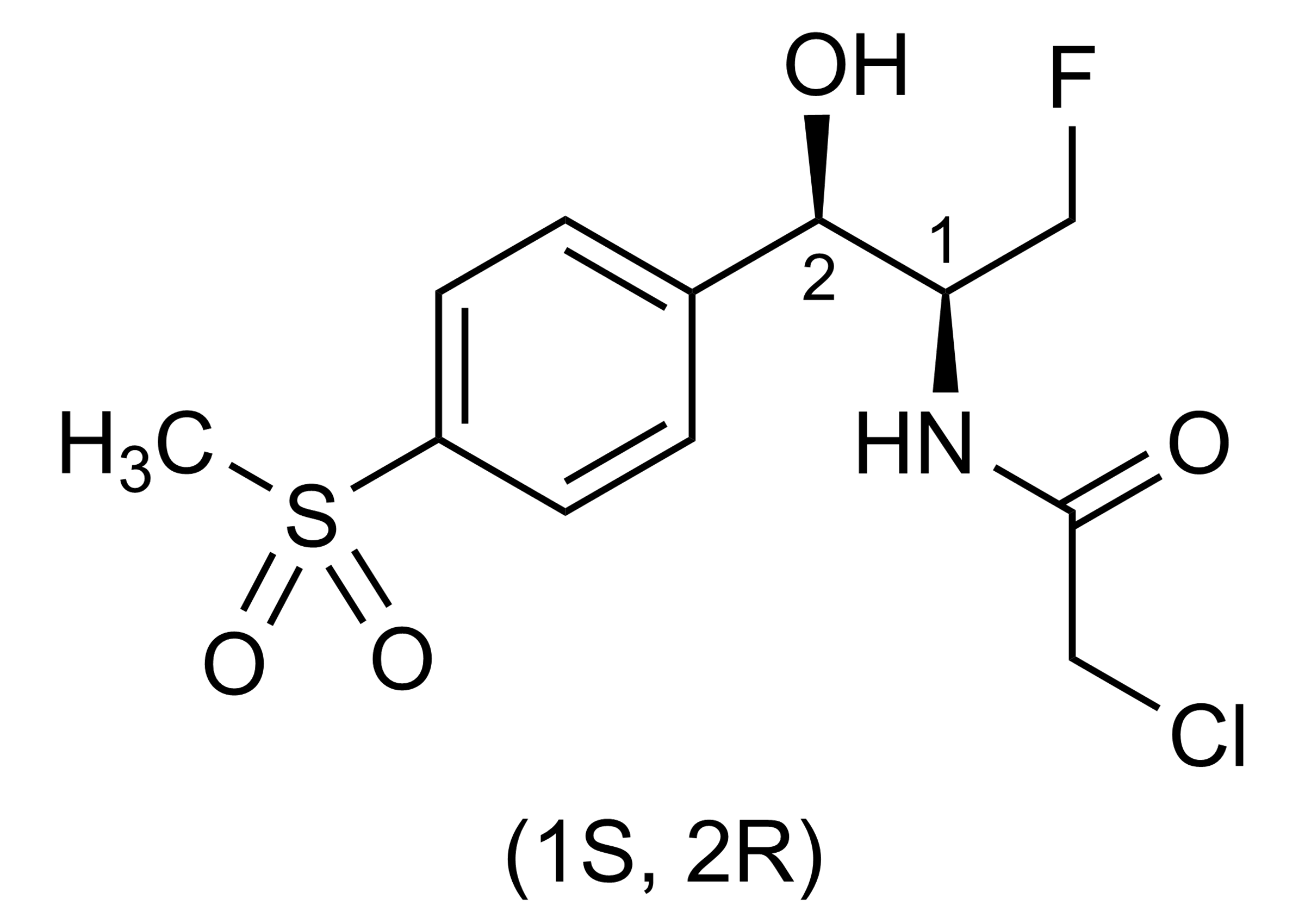 Deschloro Florfenicol reference standard molecular structure CAS 138872-73-8 for LC-MS/MS and GC-MS
