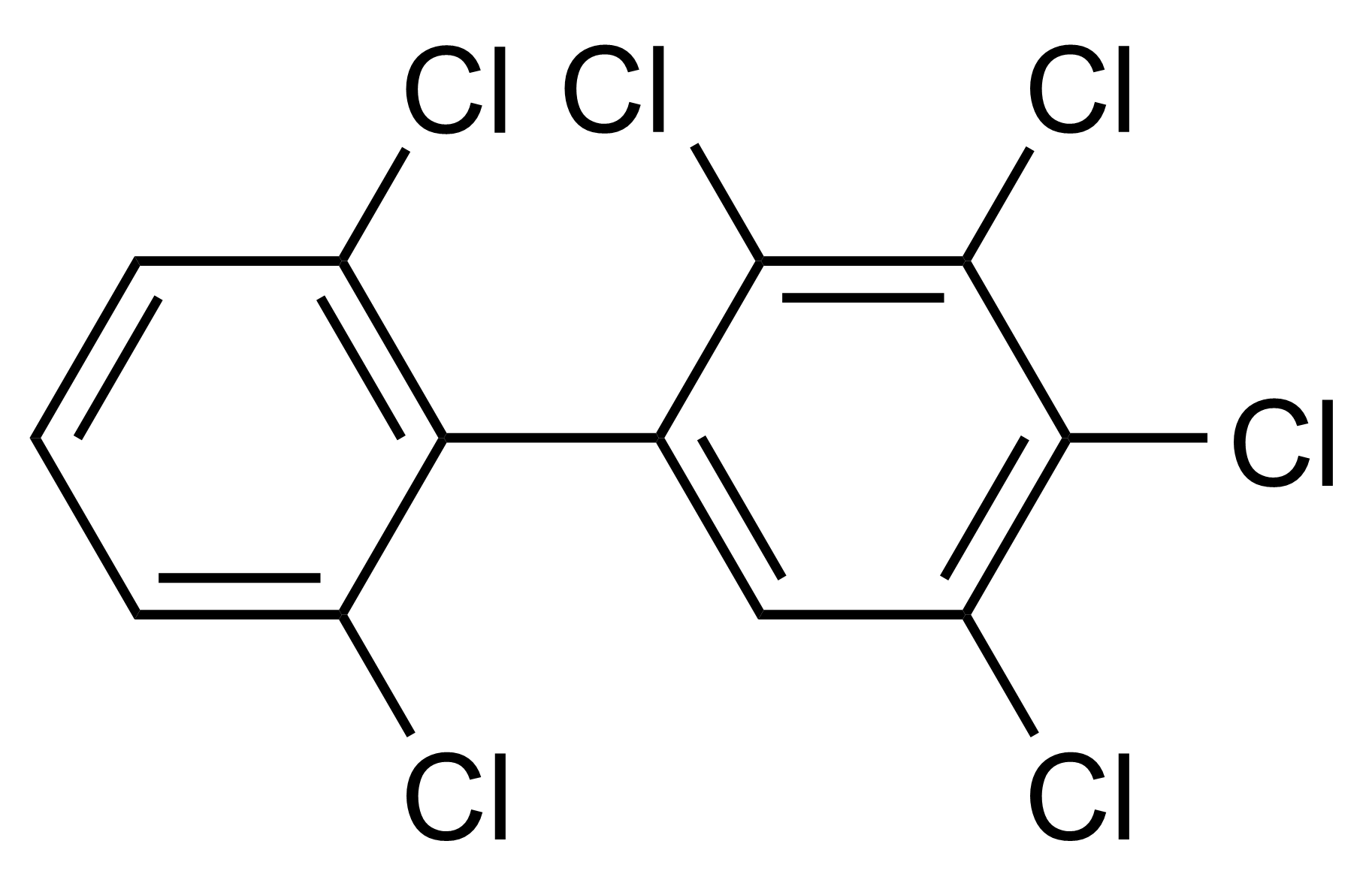 PCB 143 Reference Standard Molecular Structure PCB 143 reference standard molecular structure, CAS 68194-15-0