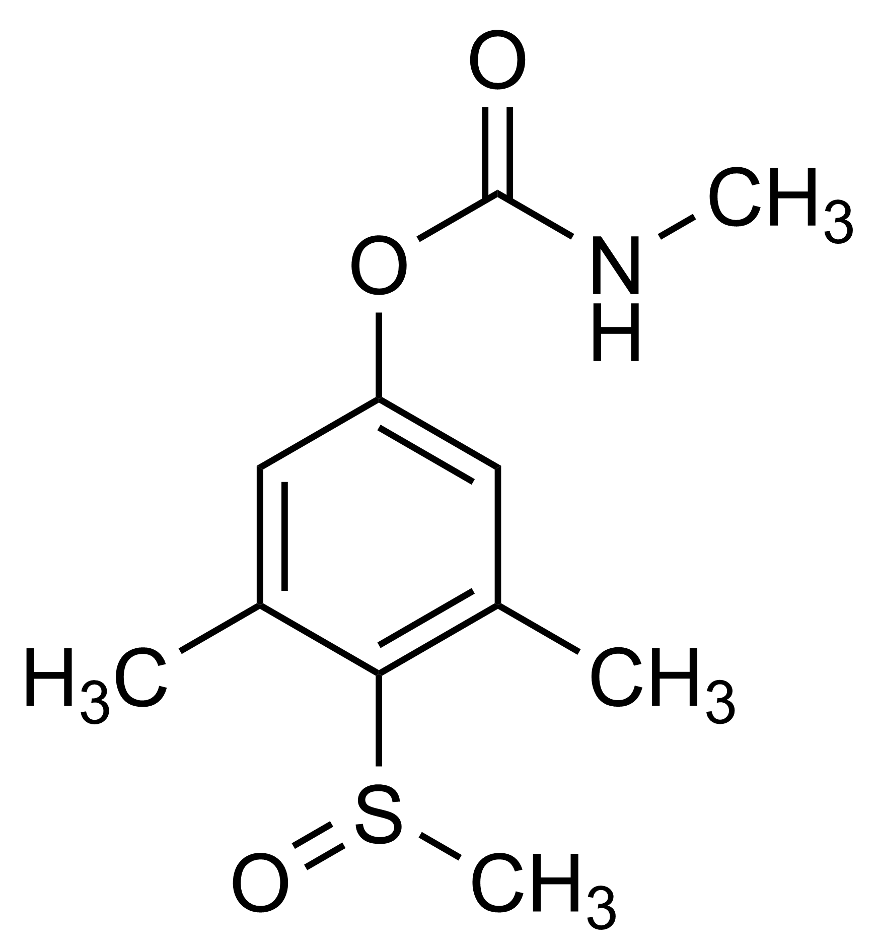 Methiocarb sulfoxide reference standard molecular structure for LC-MS/MS and GC-MS calibration