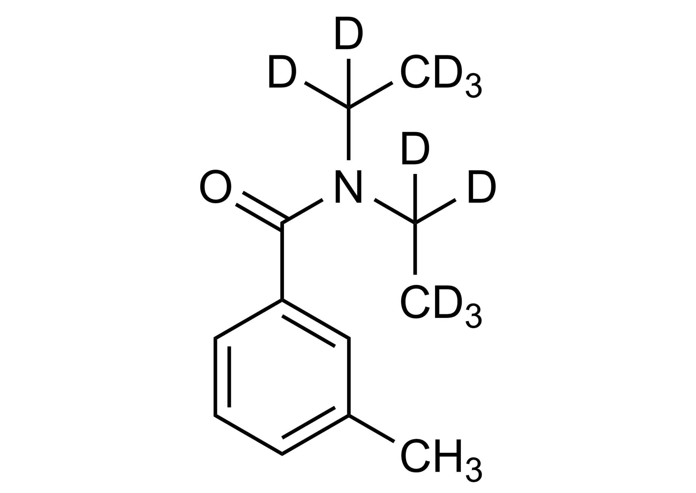 DEET D10 Reference Standard Molecular Structure DEET D10 reference standard molecular structure for LC-MS/MS and GC-MS (CAS 1215576-01-4)