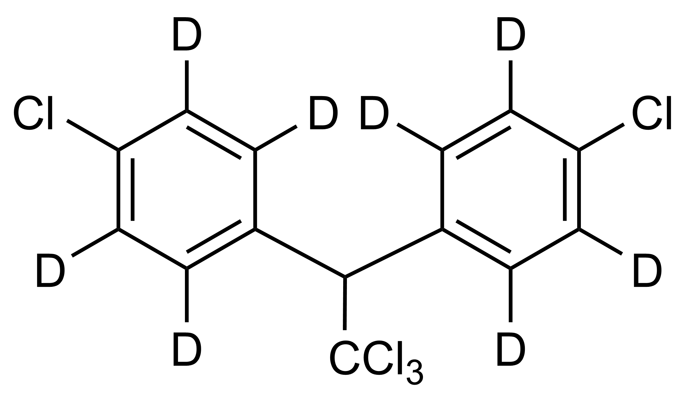 DDT D8 Reference Standard Molecular Structure DDT D8 reference standard molecular structure for LC-MS/MS and GC-MS calibration