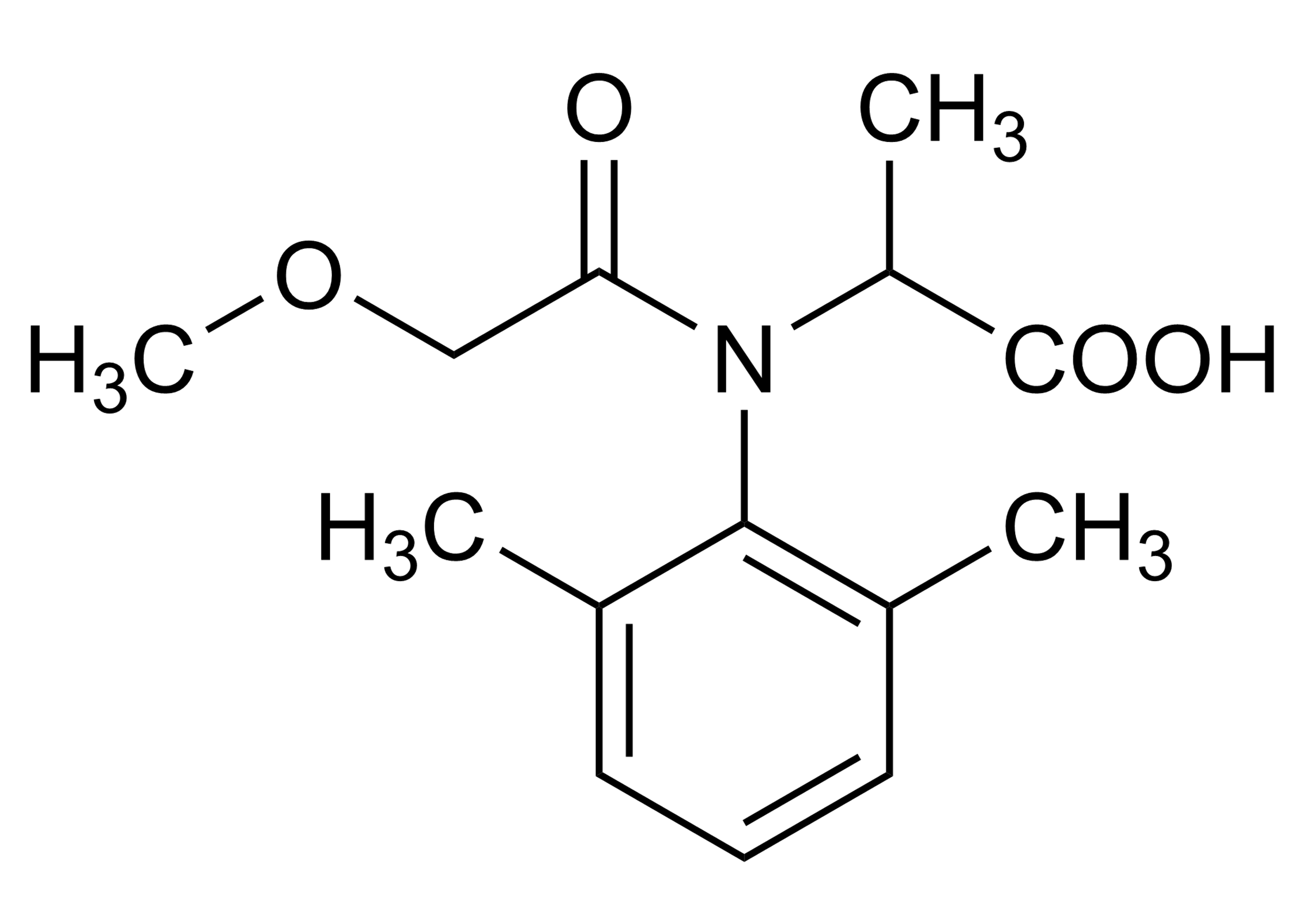 Metalaxyl Metabolite CGA 62826 Reference Standard Molecular Structure Metalaxyl Metabolite CGA 62826 reference standard molecular structure (CAS 87764-37-2)