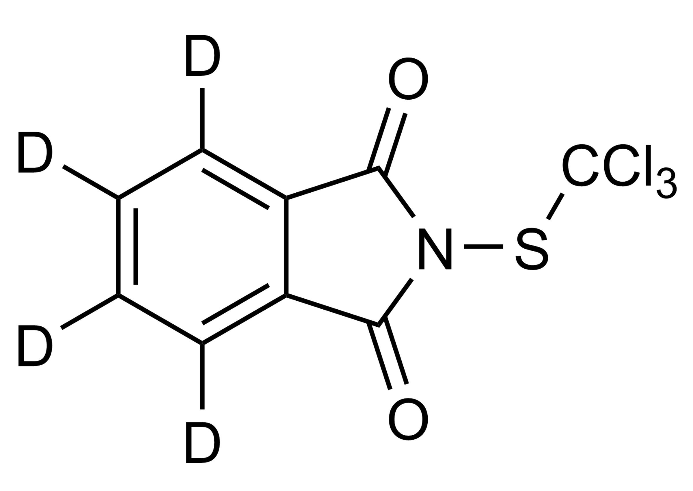 Folpet D4 (CAS 1327204-12-5) reference standard molecular structure