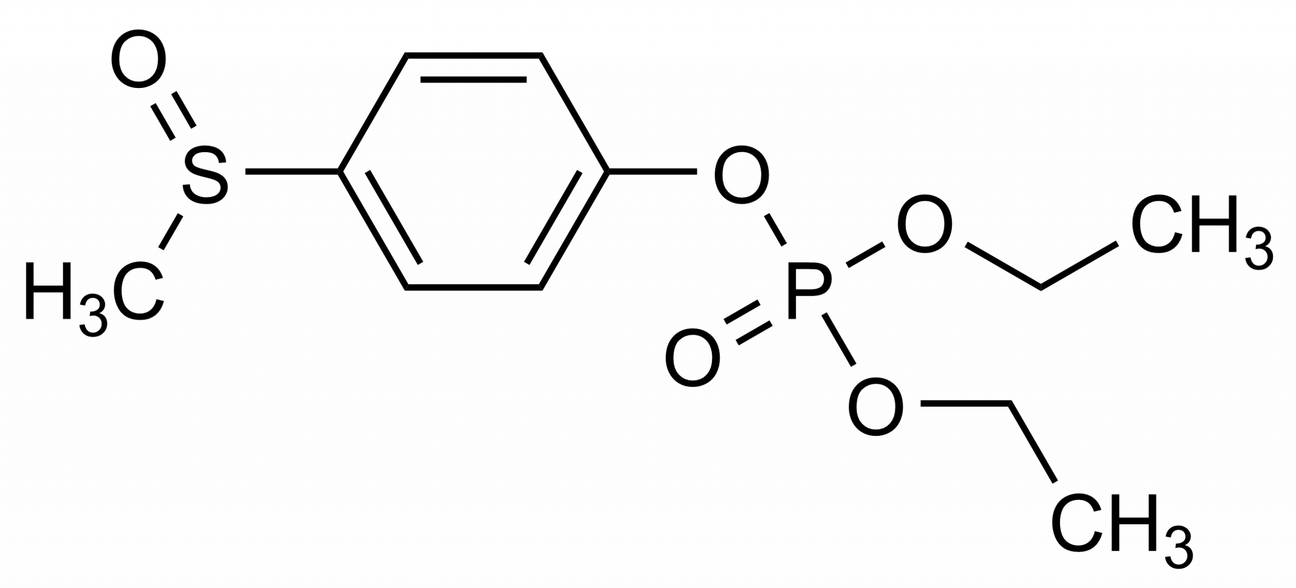 Fensulfothion-oxon reference standard molecular structure (CAS 6552-21-2)