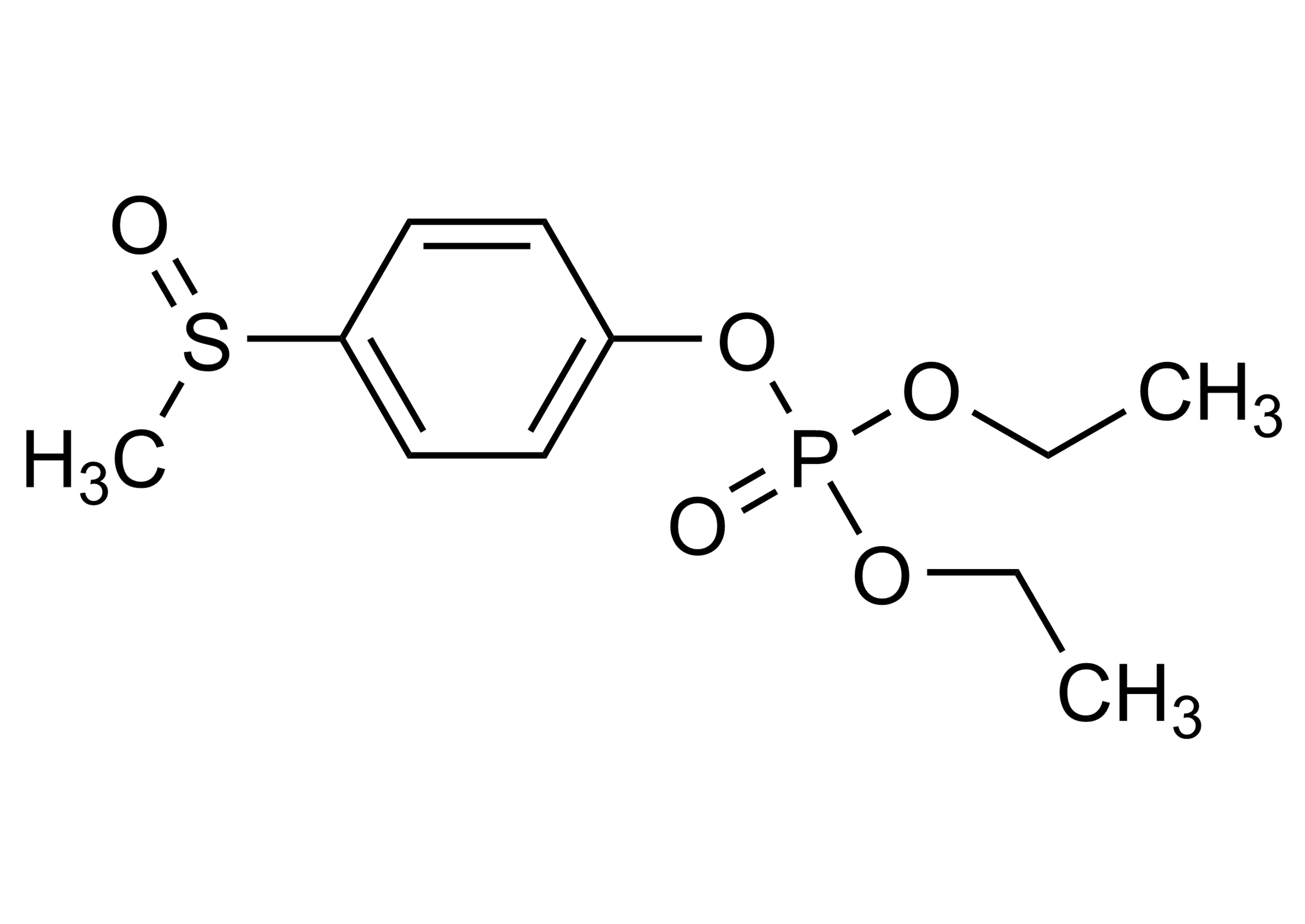 Fensulfothion-oxon Reference Standard Structure Fensulfothion-oxon reference standard molecular structure (CAS 6552-21-2)