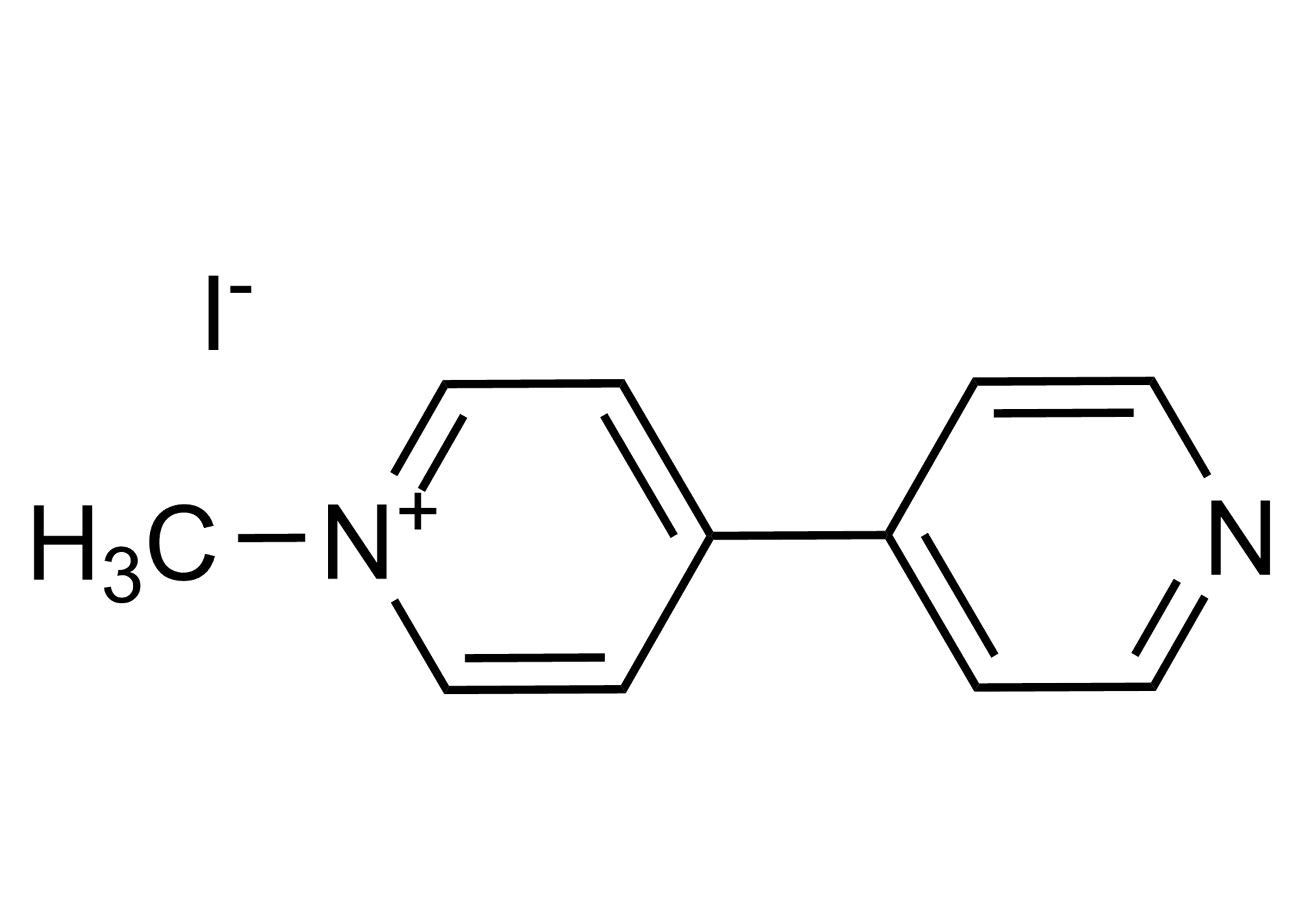 Monoquat iodide reference standard molecular structure for LC-MS/MS and GC-MS calibration