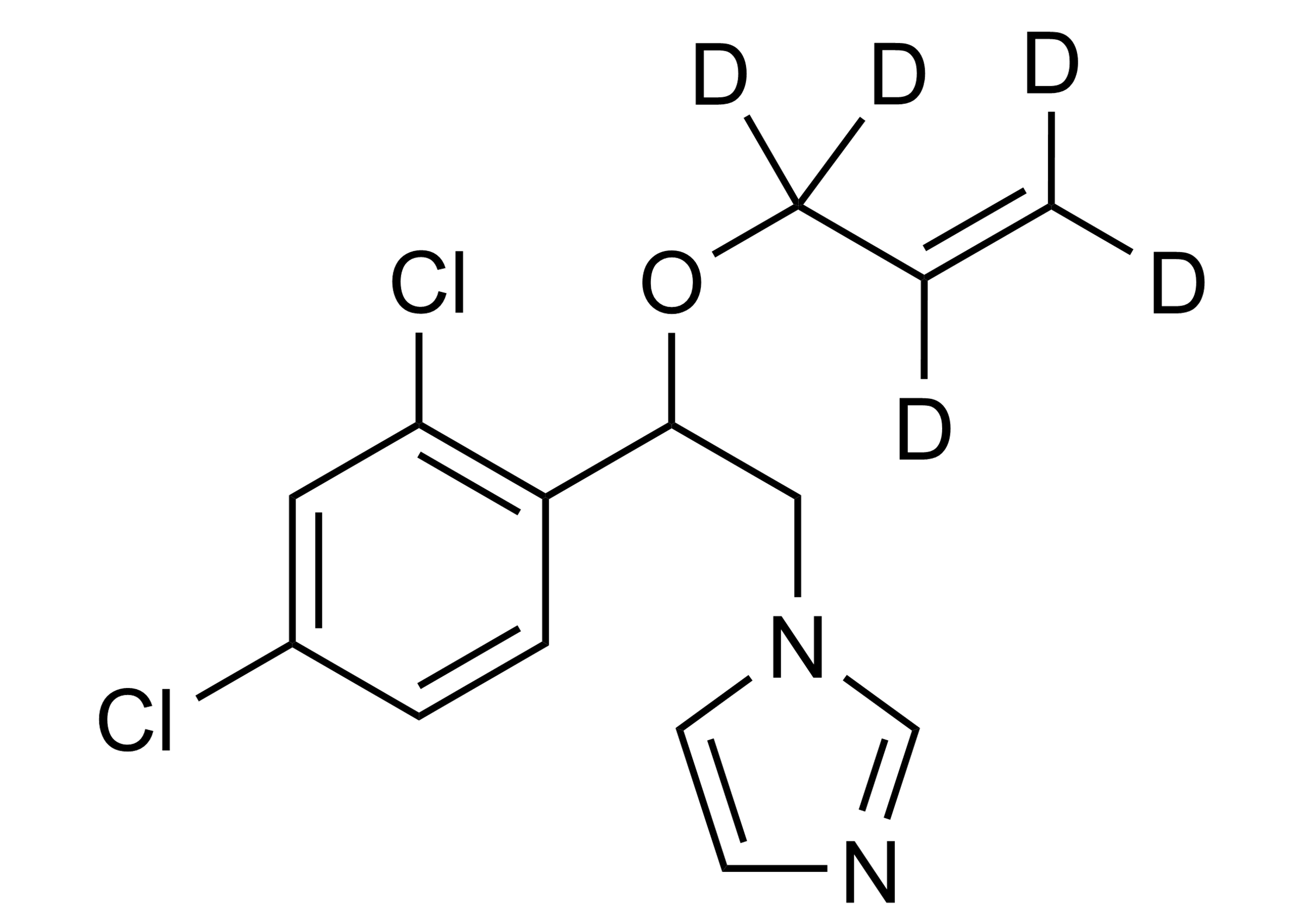 Imazalil-D5 reference standard for LC-MS/MS and GC-MS quantification