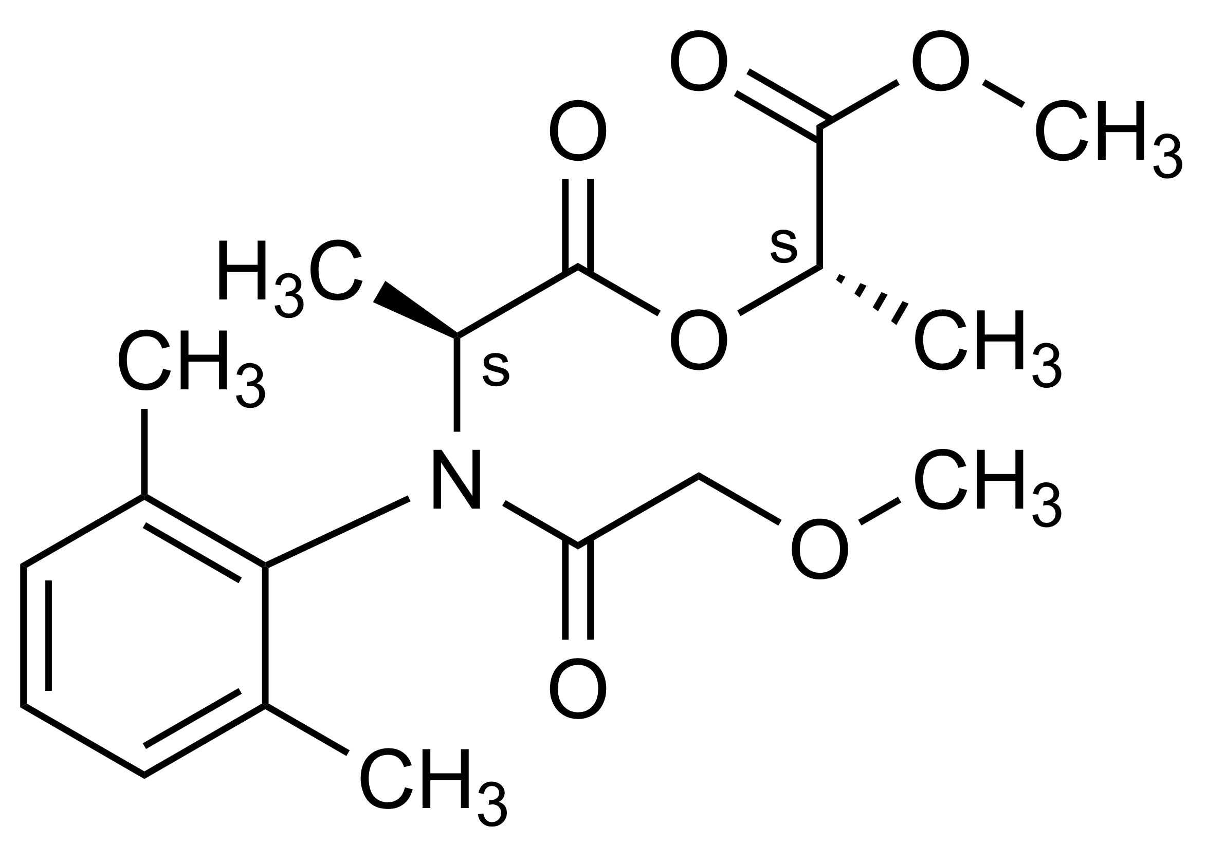 SS Metalaxyl Metabolite CGA 226048 Reference Standard Structure SS Metalaxyl Metabolite CGA 226048 reference standard molecular structure for LC-MS/MS and GC-MS analysis