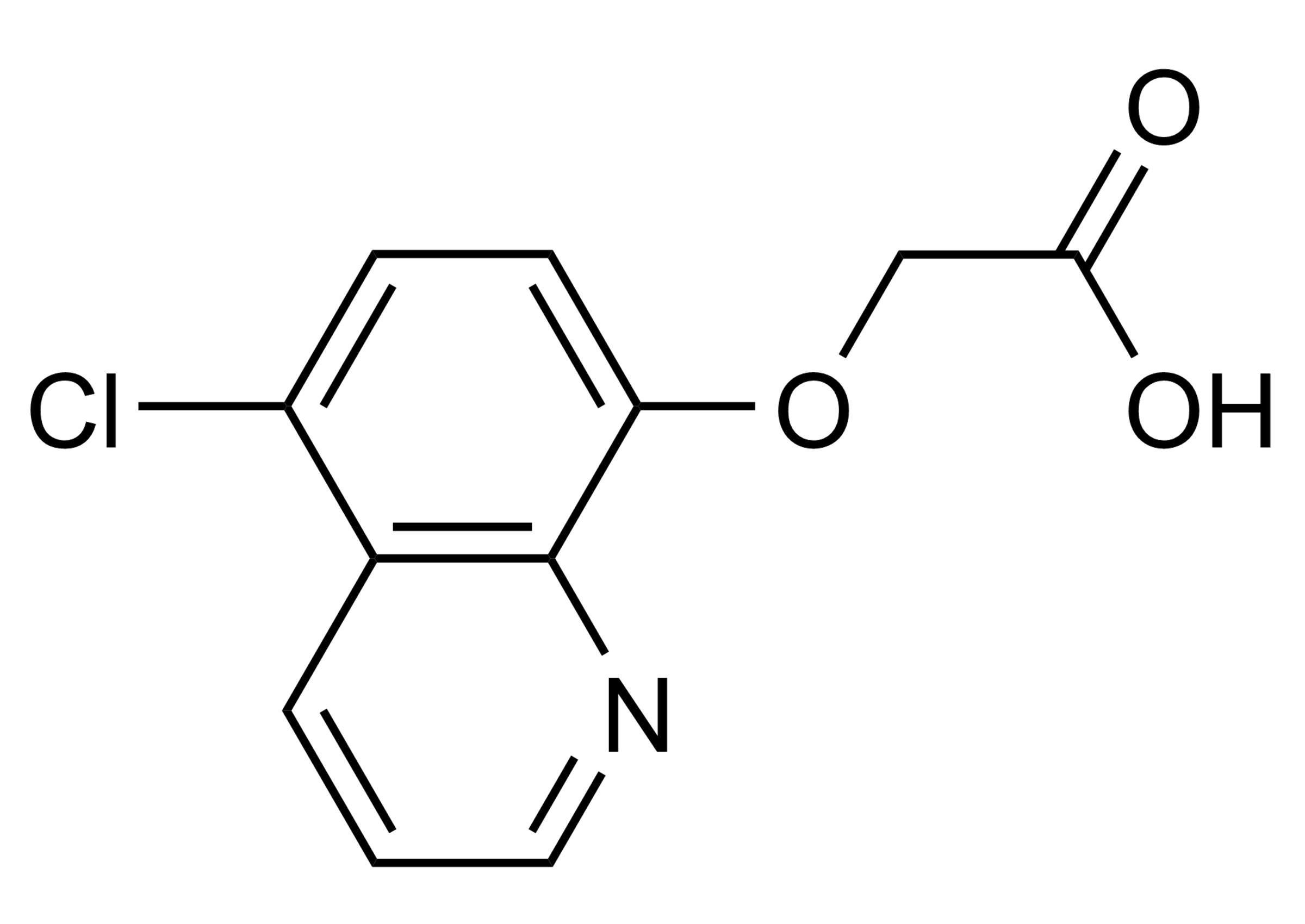 Cloquintocet Reference Standard Structure Cloquintocet reference standard molecular structure CAS 88349-88-6