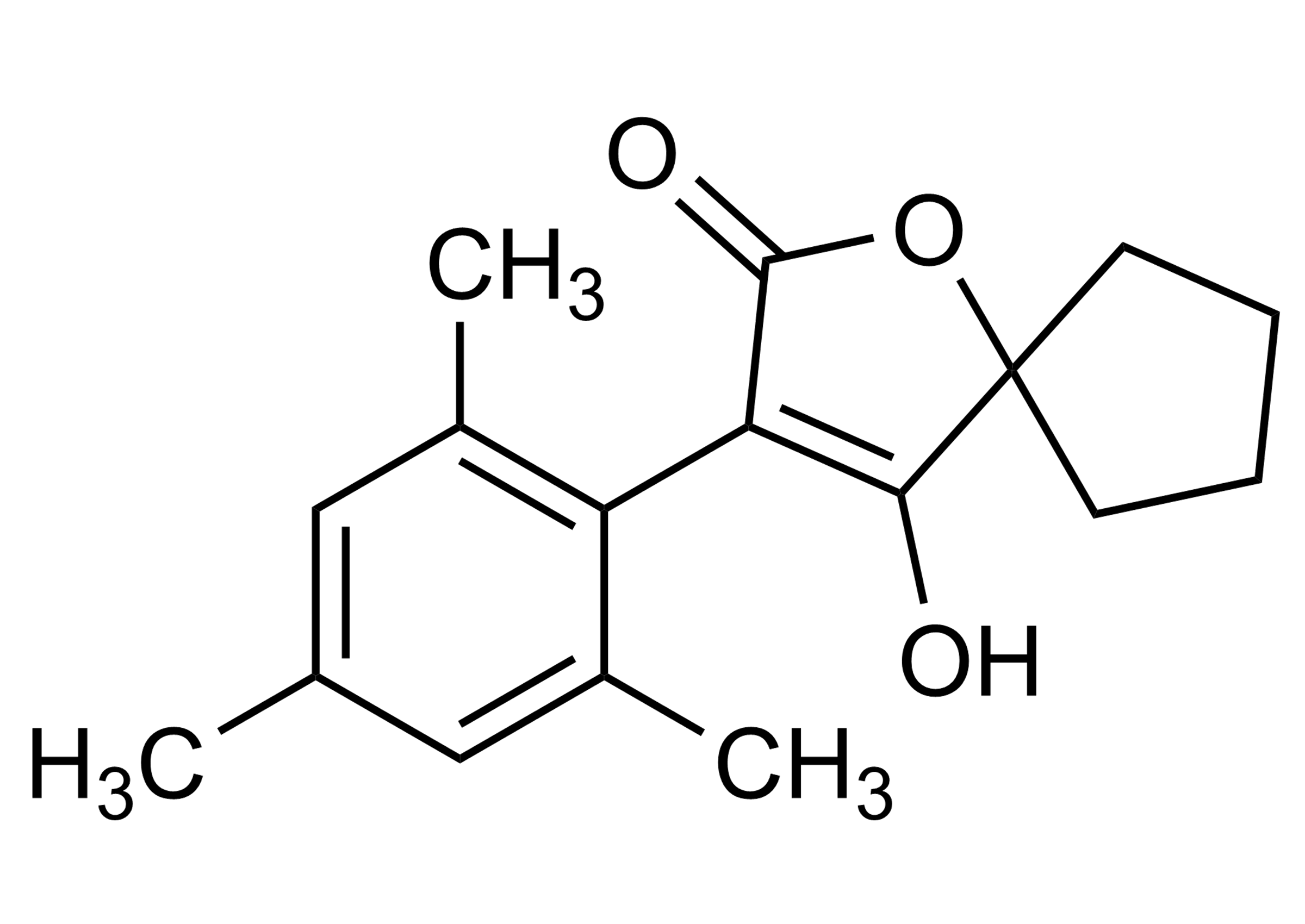 Spiromesifen metabolite M01 reference standard - CAS 148476-30-6 Spiromesifen metabolite M01 reference standard molecular structure - CAS 148476-30-6
