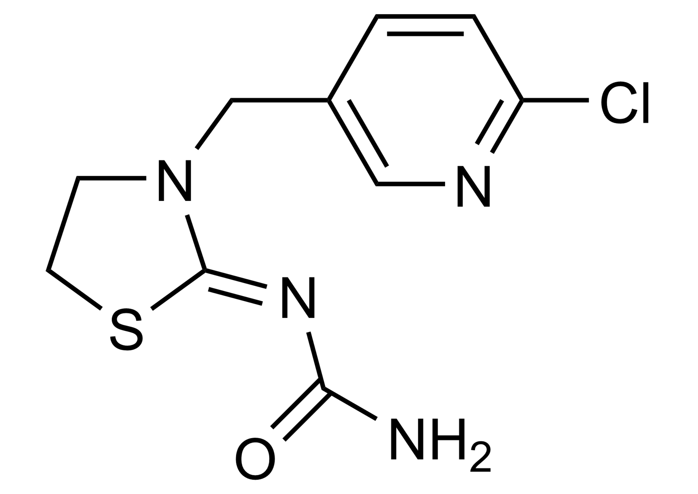 Thiacloprid amide Reference Standard Structure Thiacloprid amide reference standard molecular structure (CAS 676228-91-4)