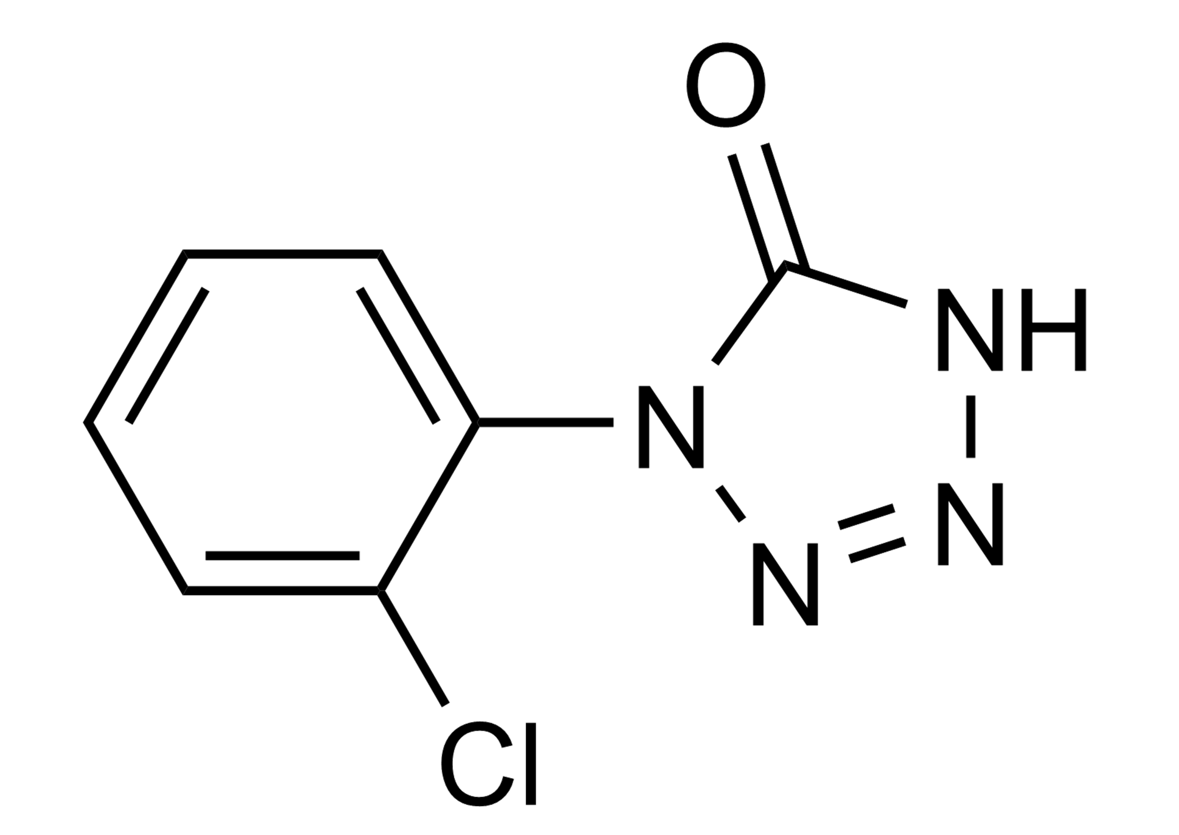 Fentrazamid Metabolite Reference Standard Structure Fentrazamid Metabolite molecular structure reference standard CAS 98377-35-6