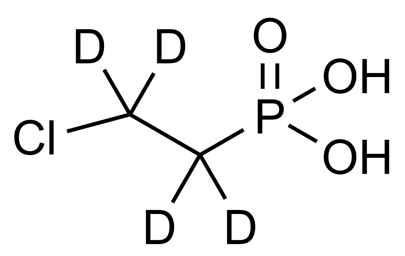 Ethephon D4 reference standard molecular structure for LC-MS/MS and GC-MS