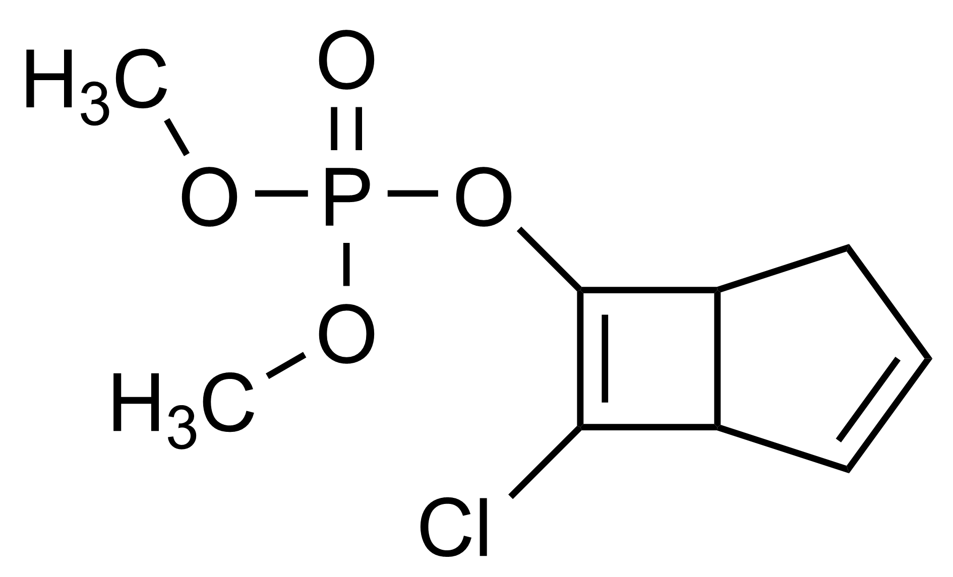 Heptenophos reference standard molecular structure (CAS 23560-59-0)