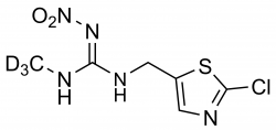 Clothianidin-D3 reference standard molecular structure (CAS 1262776-24-8)