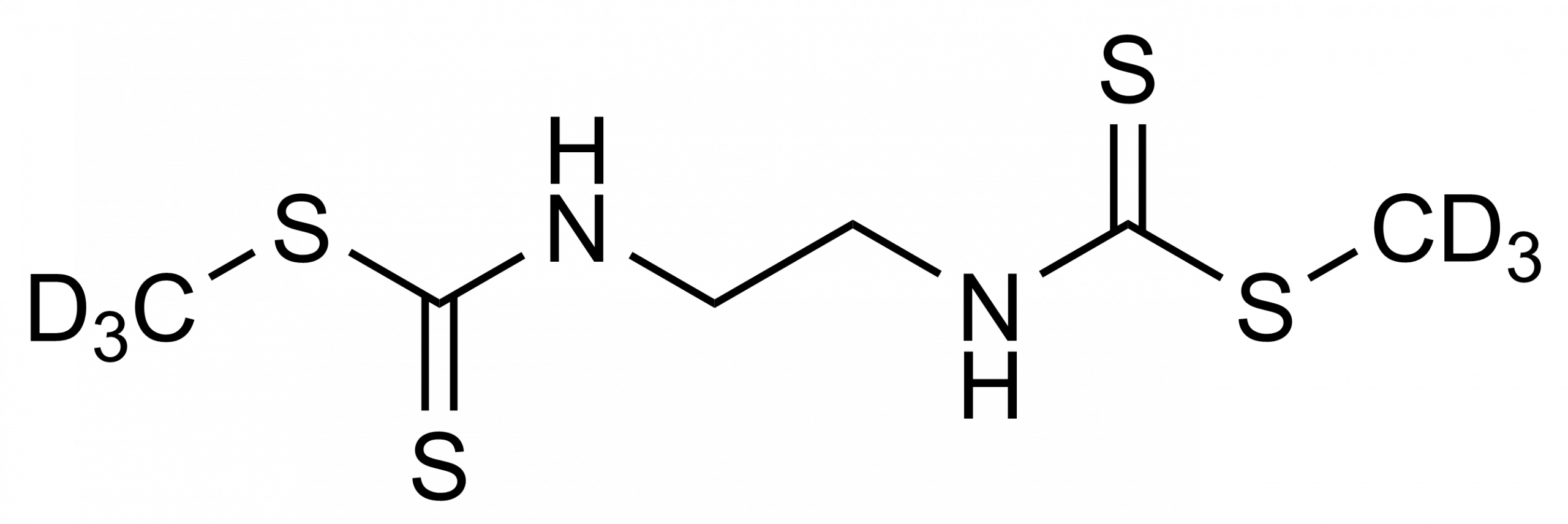 EBDC Dimethyl D6 molecular structure reference standard for LC-MS/MS and GC-MS analysis