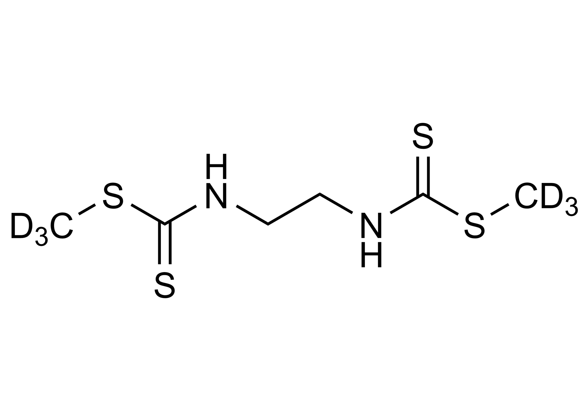 EBDC Dimethyl D6 molecular structure reference standard for LC-MS/MS and GC-MS analysis