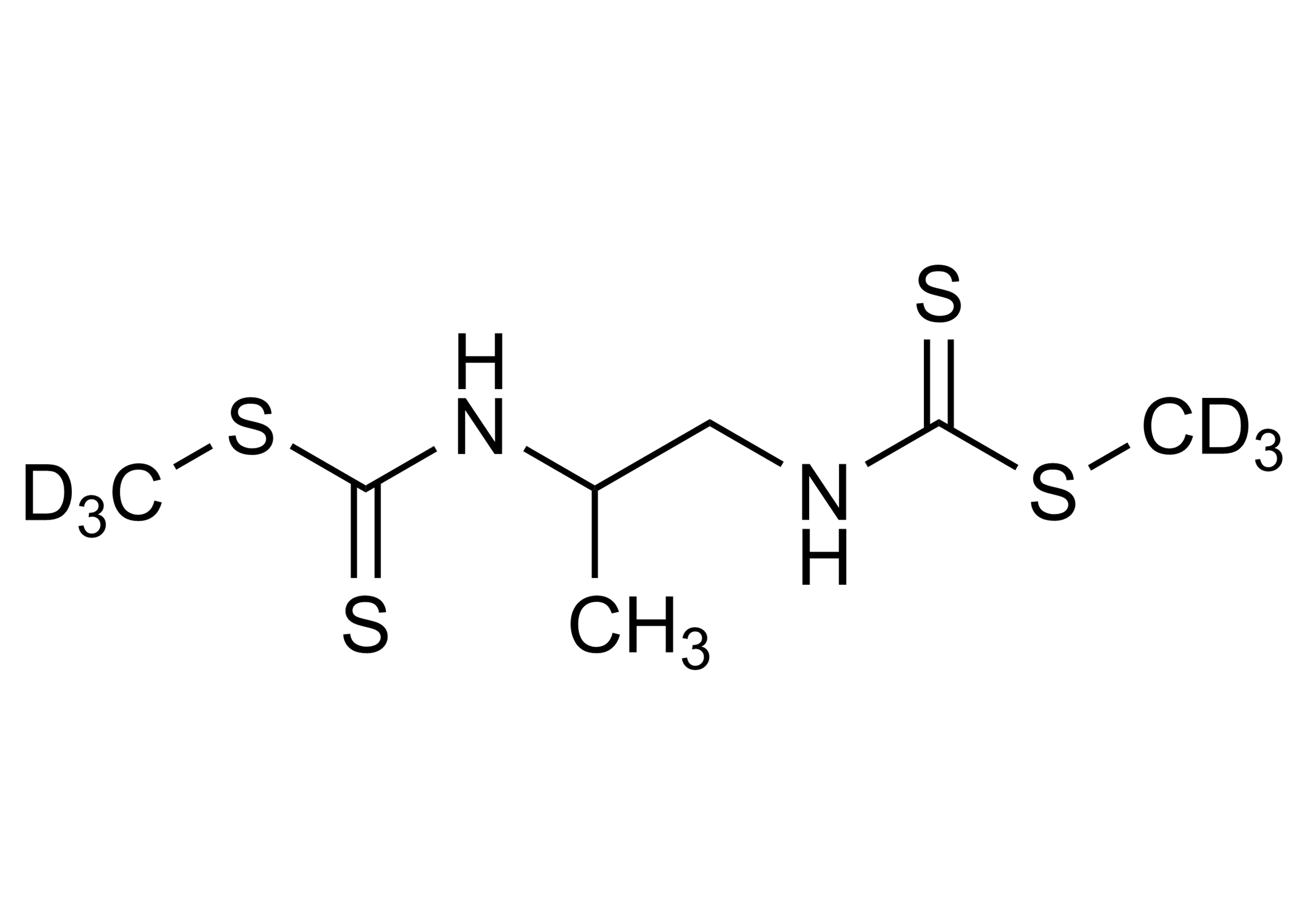 PBDC Dimethyl D6 molecular structure reference standard for LC-MS/MS and GC-MS analysis