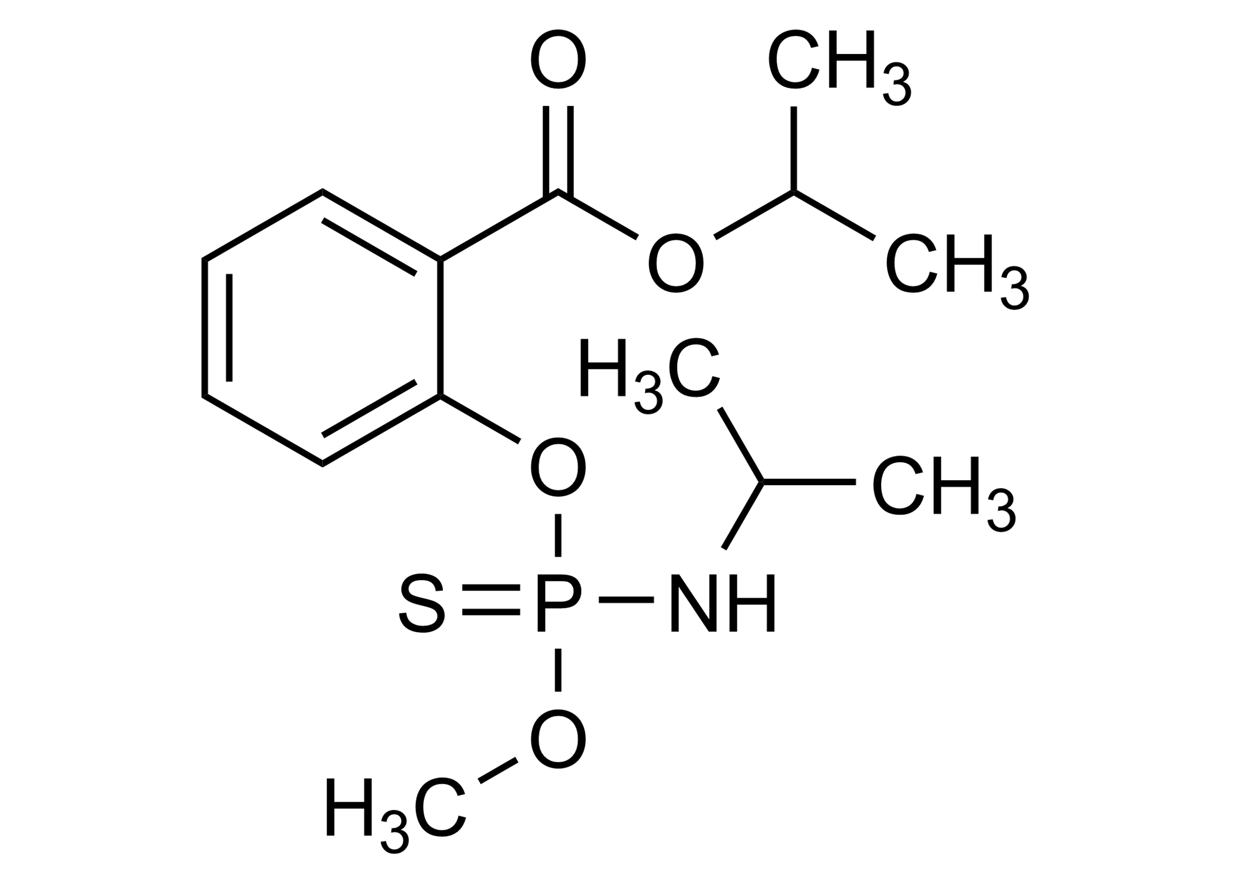 Isofenphos methyl Reference Standard - Molecular Structure Isofenphos methyl reference standard (CAS 99675-03-3) molecular structure