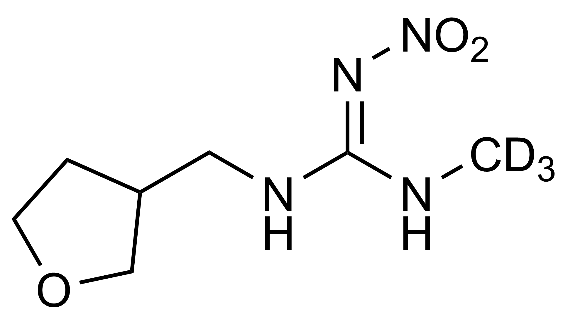 Dinotefuran-D3 reference standard molecular structure for LC-MS/MS and GC-MS calibration