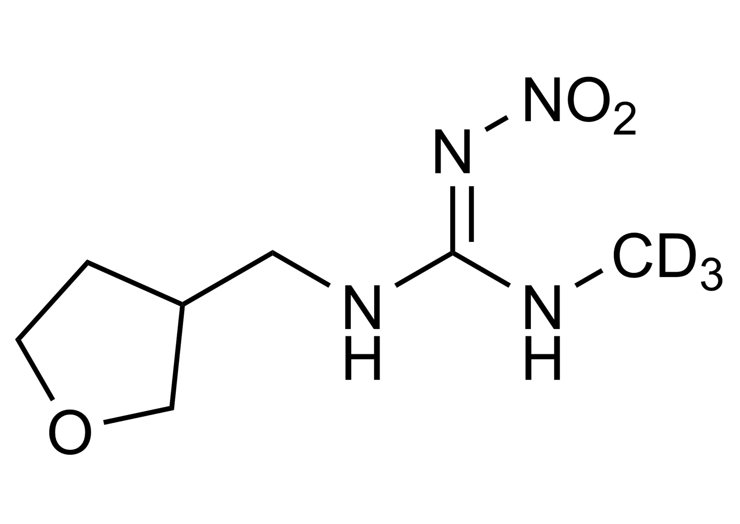 Dinotefuran-D3 reference standard molecular structure for LC-MS/MS and GC-MS calibration