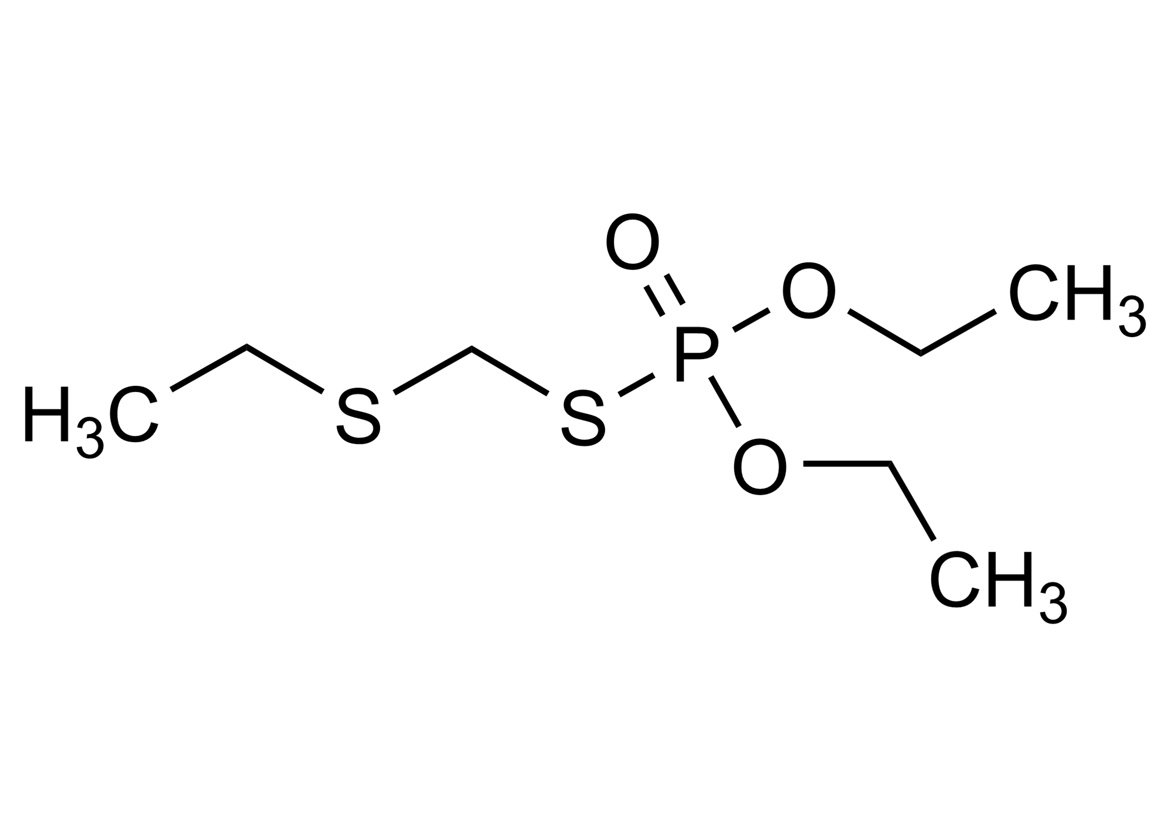 Phorate oxon Reference Standard Structure Phorate oxon CAS 2600-69-3 reference standard molecular structure for LC-MS/MS and GC-MS calibration