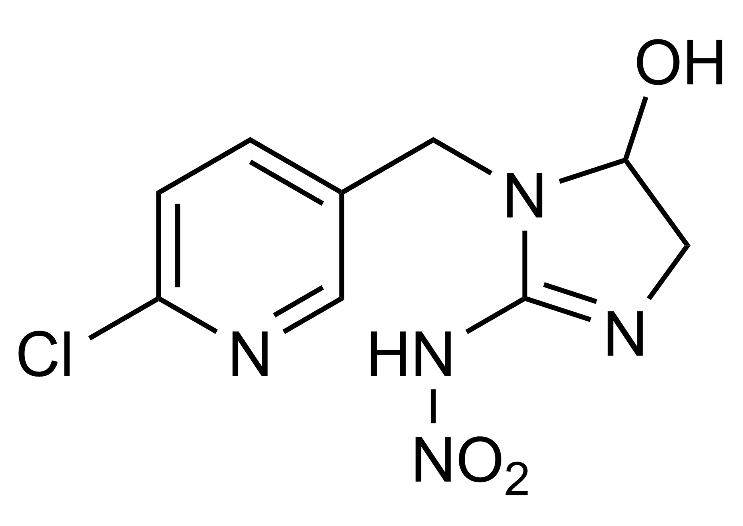 5-Hydroxyimidacloprid Reference Standard Molecular Structure 5-Hydroxyimidacloprid reference standard for LC-MS/MS and GC-MS