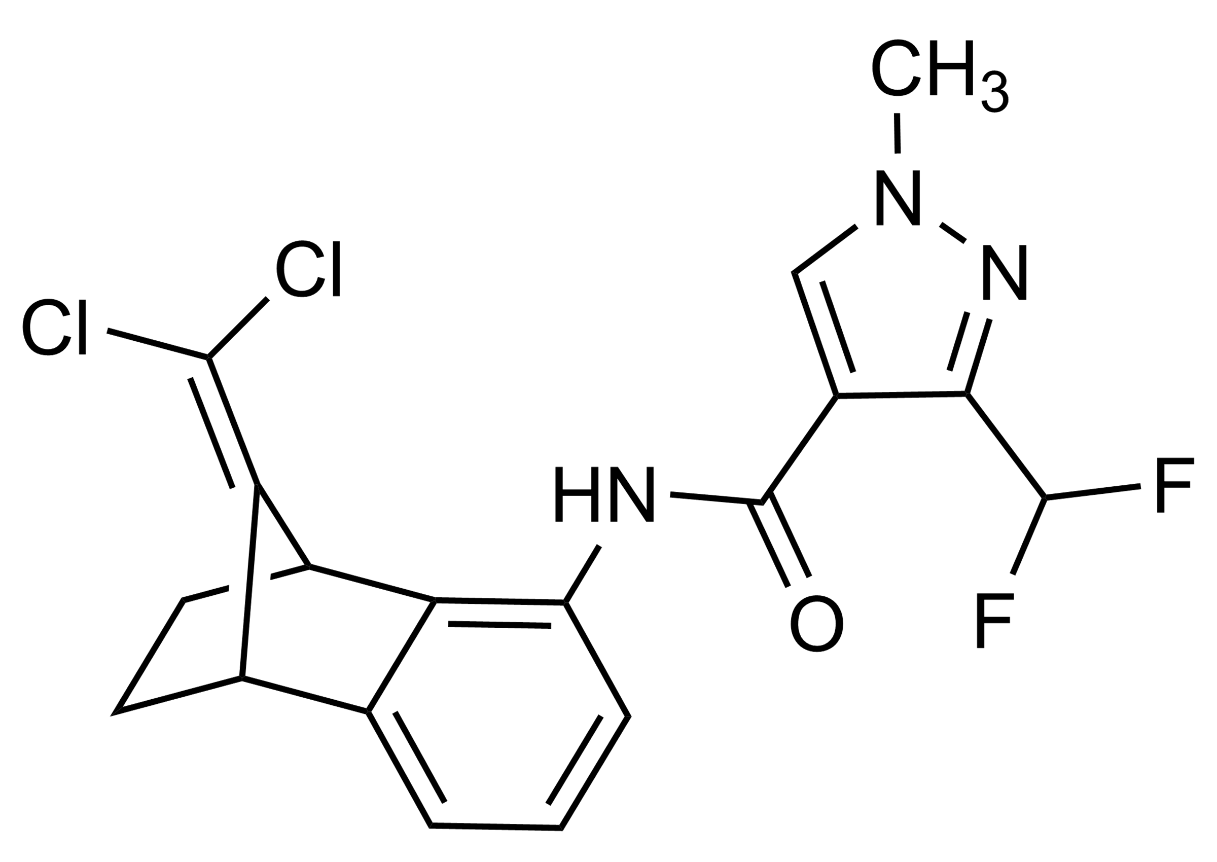 Benzovindiflupyr Solantenol Reference Standard Molecular Structure Benzovindiflupyr Solantenol molecular structure reference standard for LC-MS/MS and GC-MS