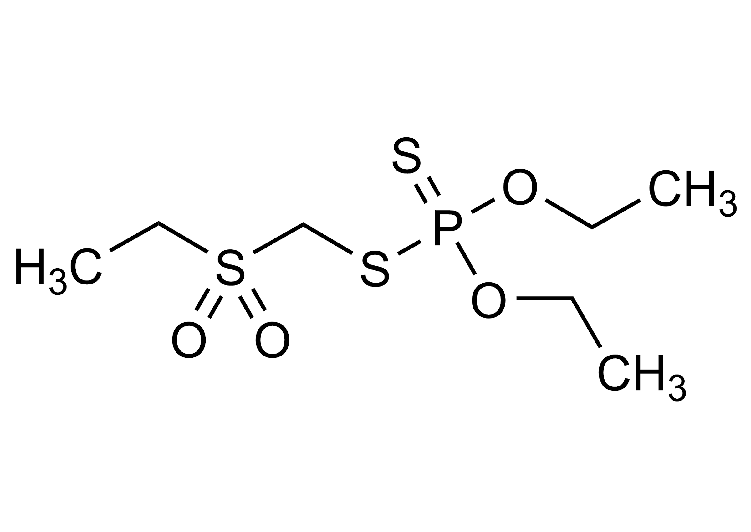 Phorate sulfone Reference Standard Structure Phorate sulfone reference standard molecular structure - CAS 2588-04-7
