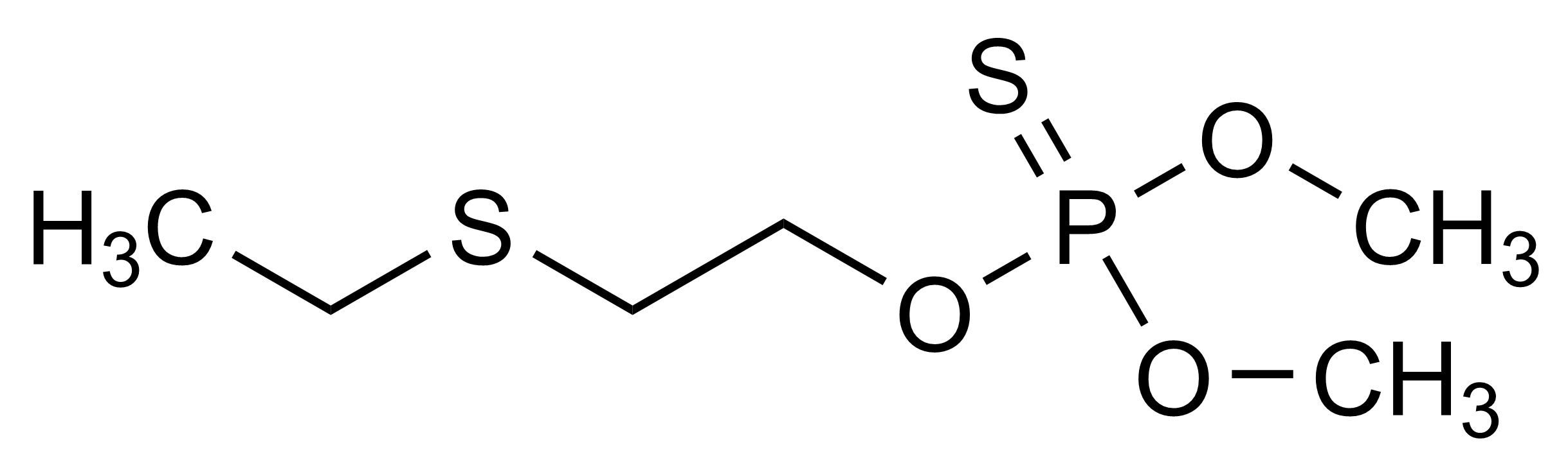 Demeton O methyl molecular structure reference standard for LC-MS/MS and GC-MS